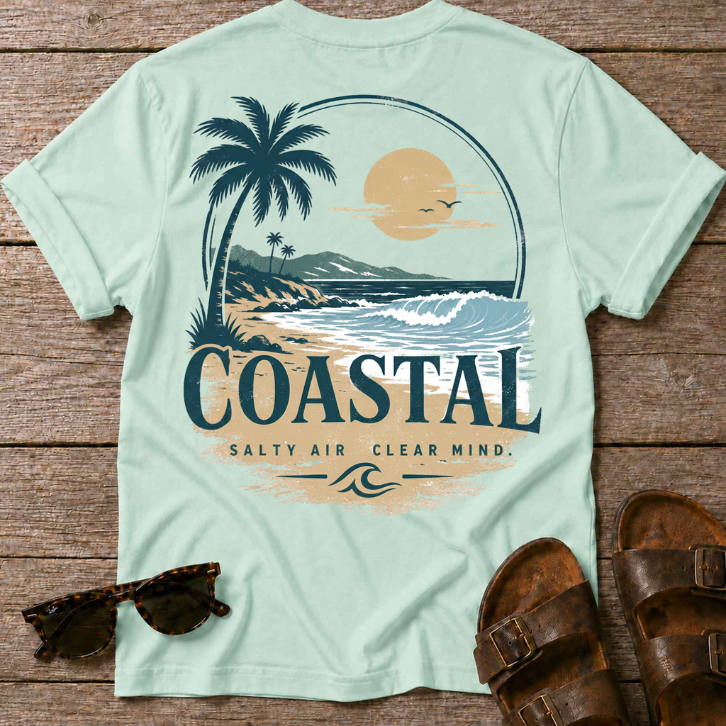 Coastal Salt Air Back T-Shirt