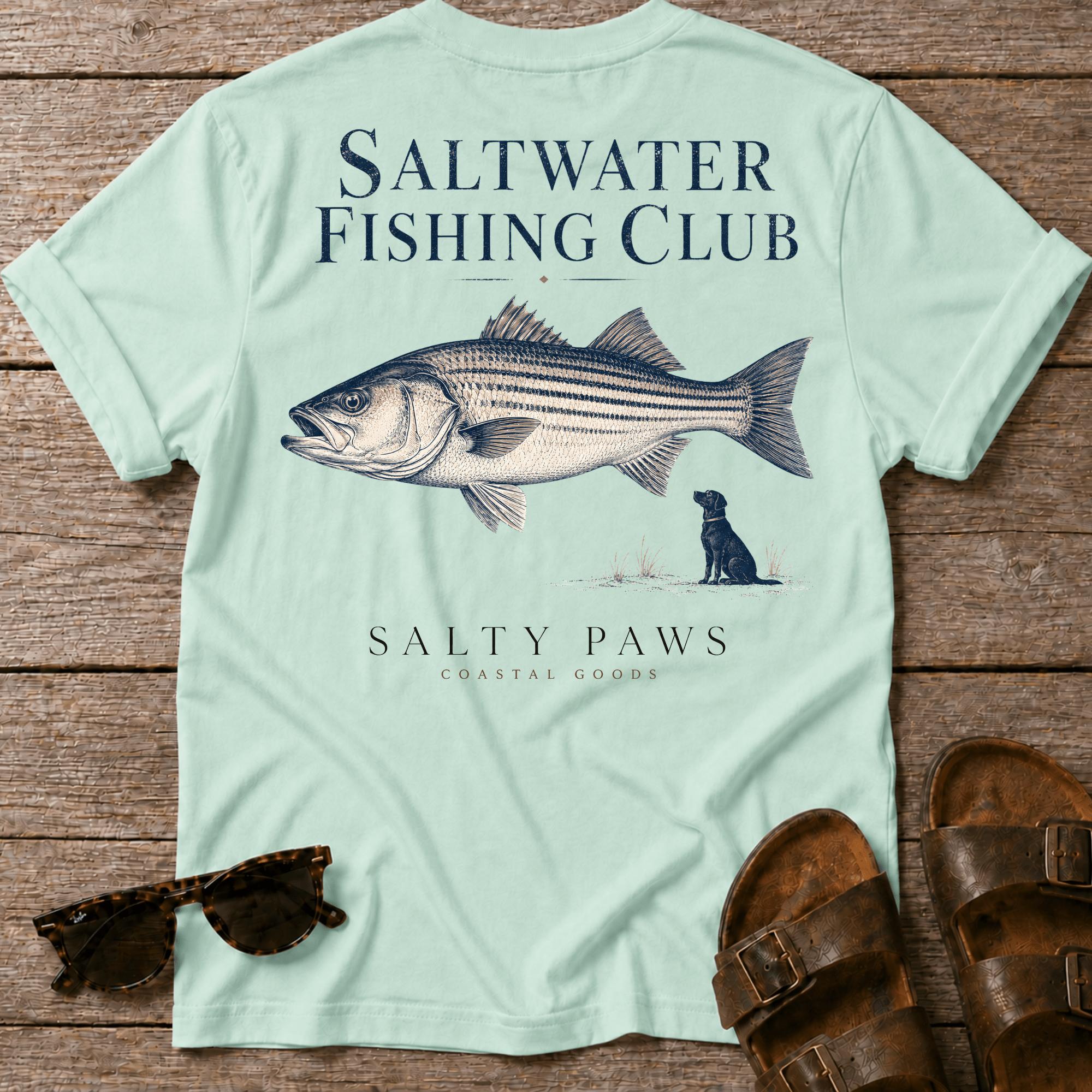 Saltwater Fishing Club BACK DESIGN