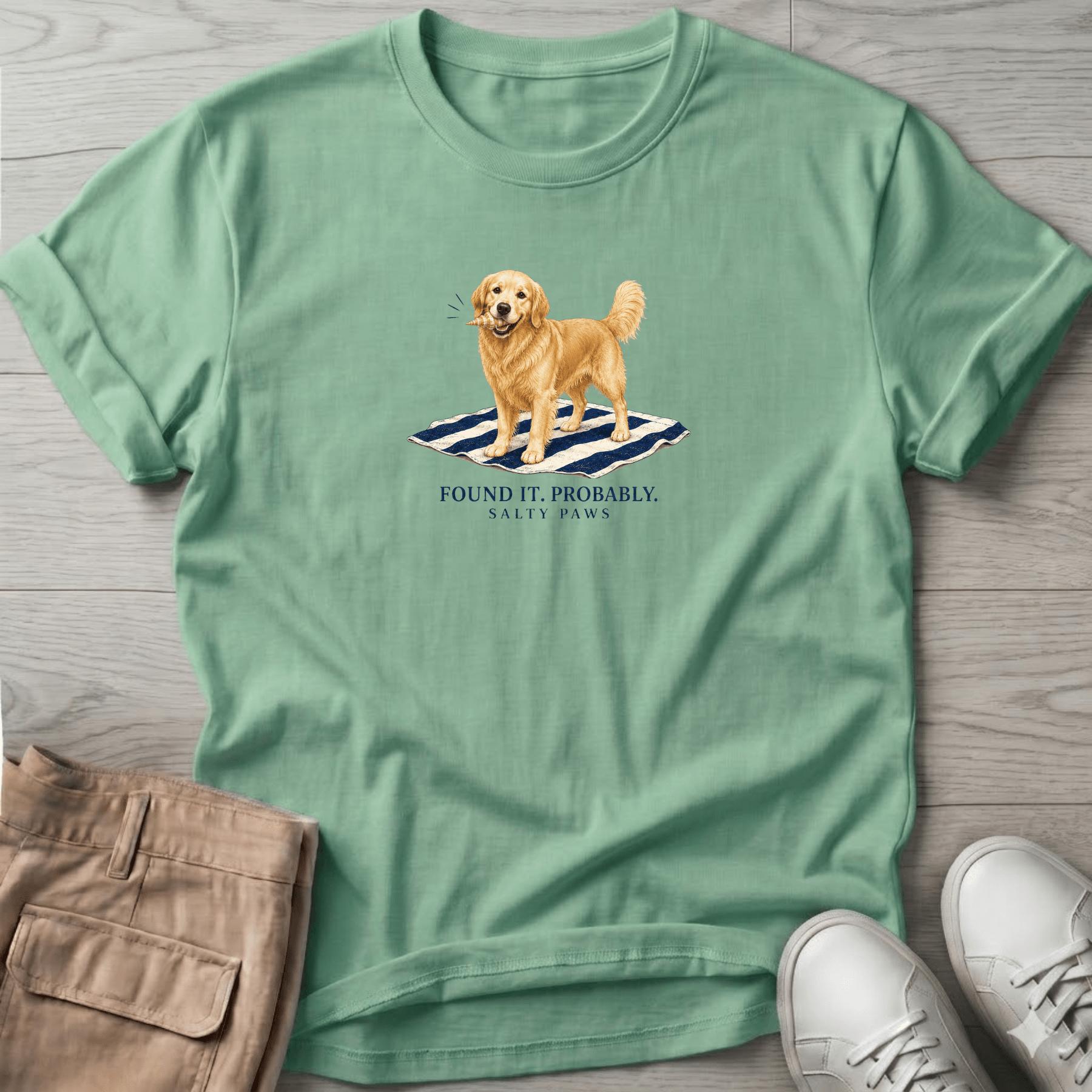 Golden Retriever Shell Dog T-Shirt