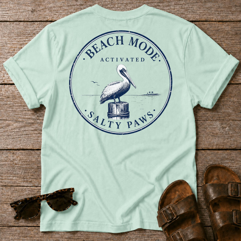 Beach Mode Activated Pelican BACK DESIGN