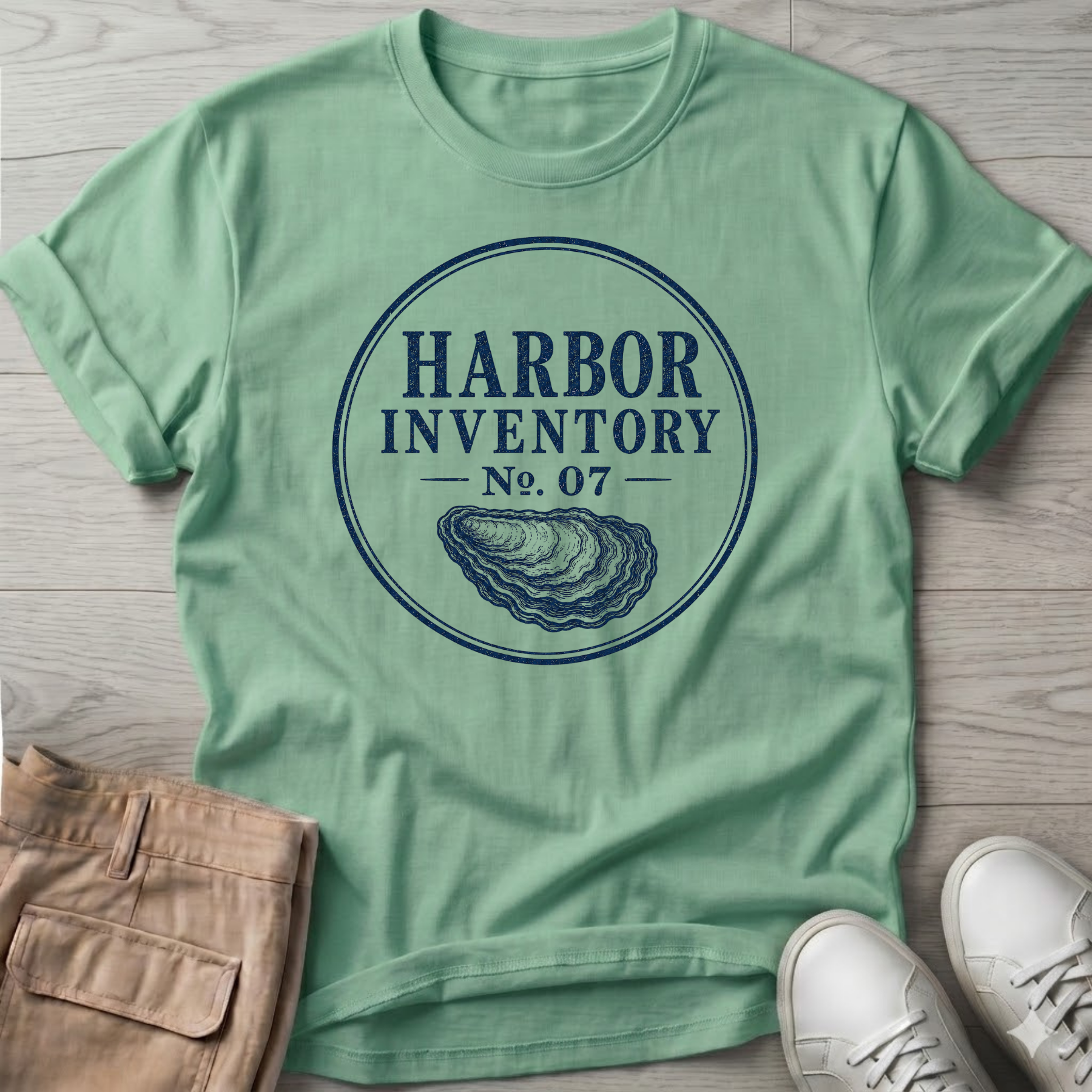 Harbor Inv Oyster BACK DESIGN T-Shirt