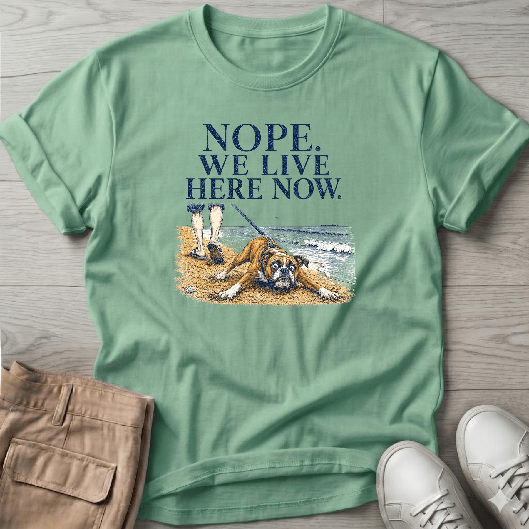 Boxer We Live Here Now T-Shirt