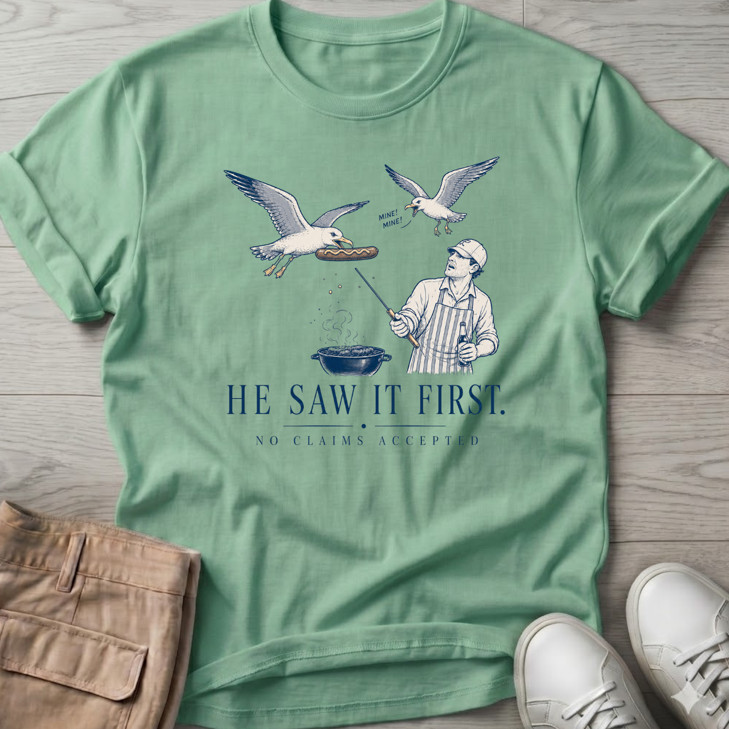 He saw it first T-Shirt