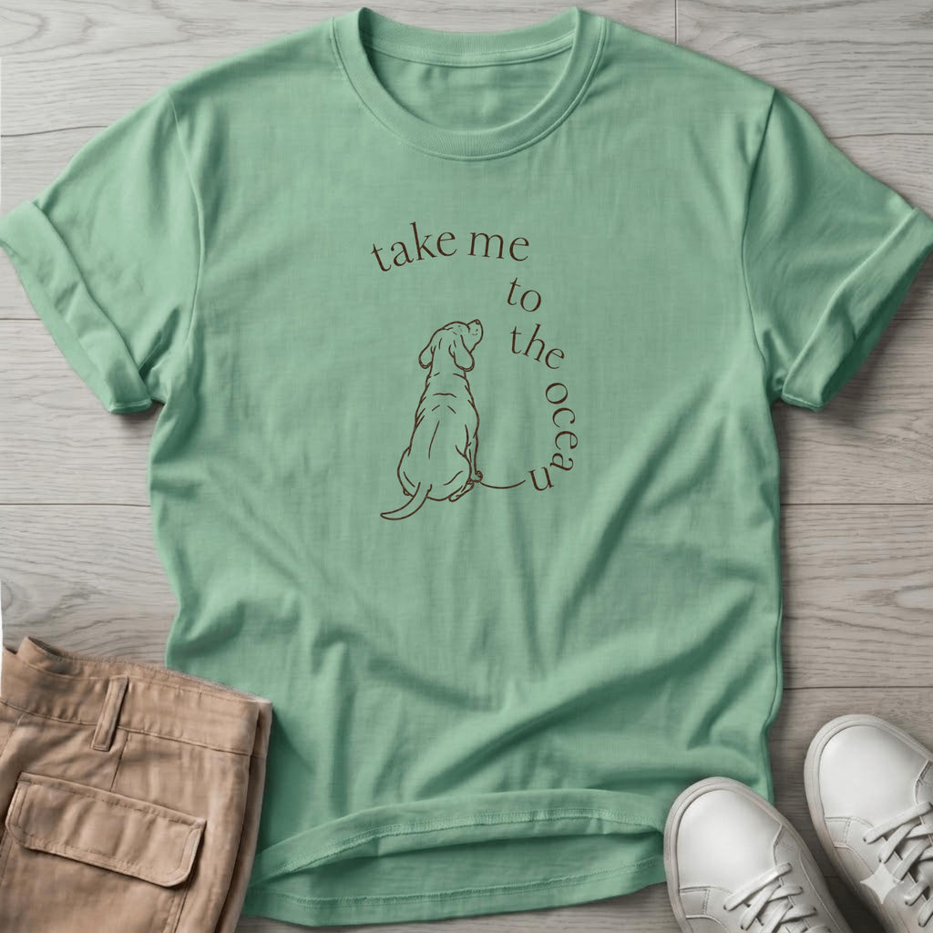 Take me to the Ocean Dog T-Shirt