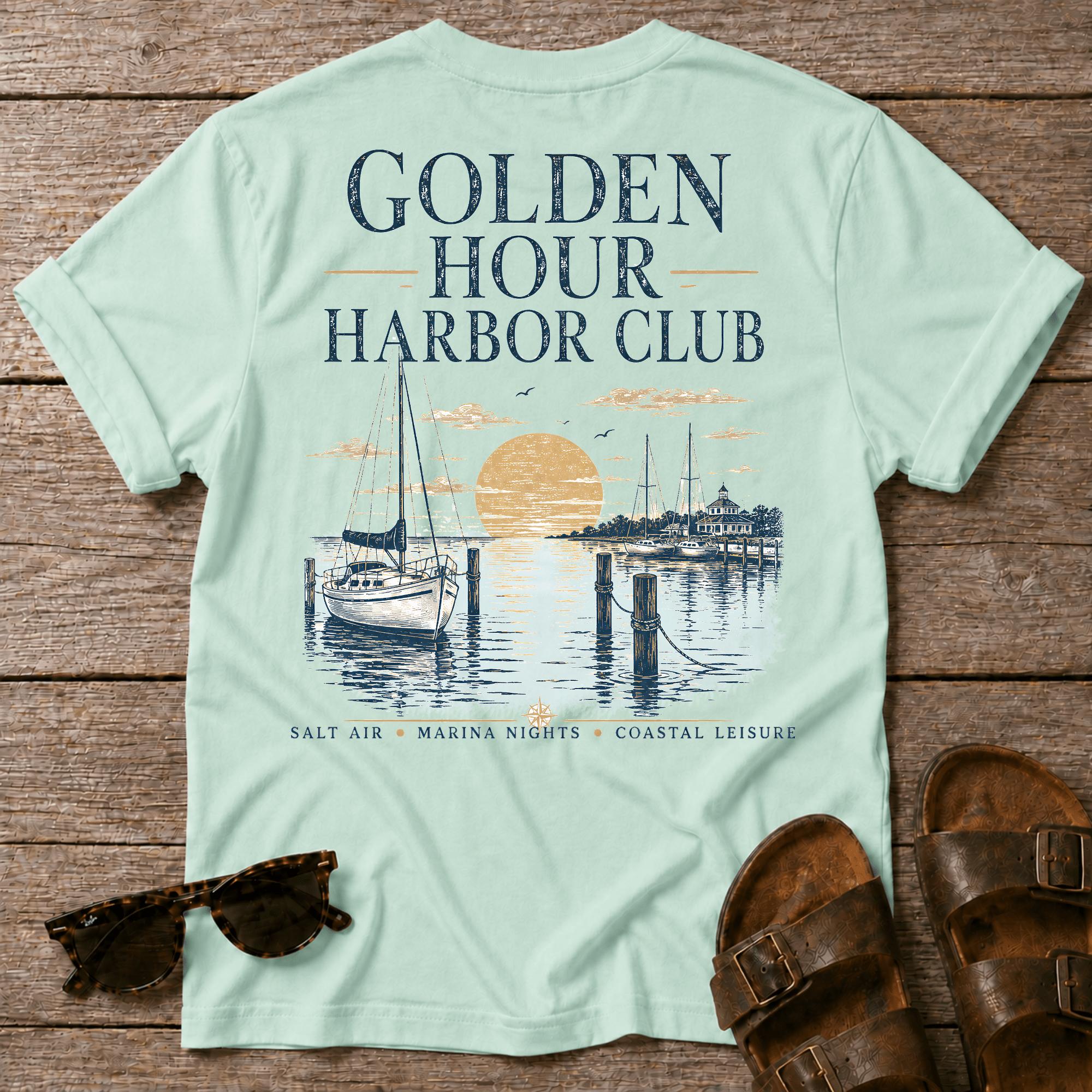 Golden Hour Harbor Club BACK DESIGN
