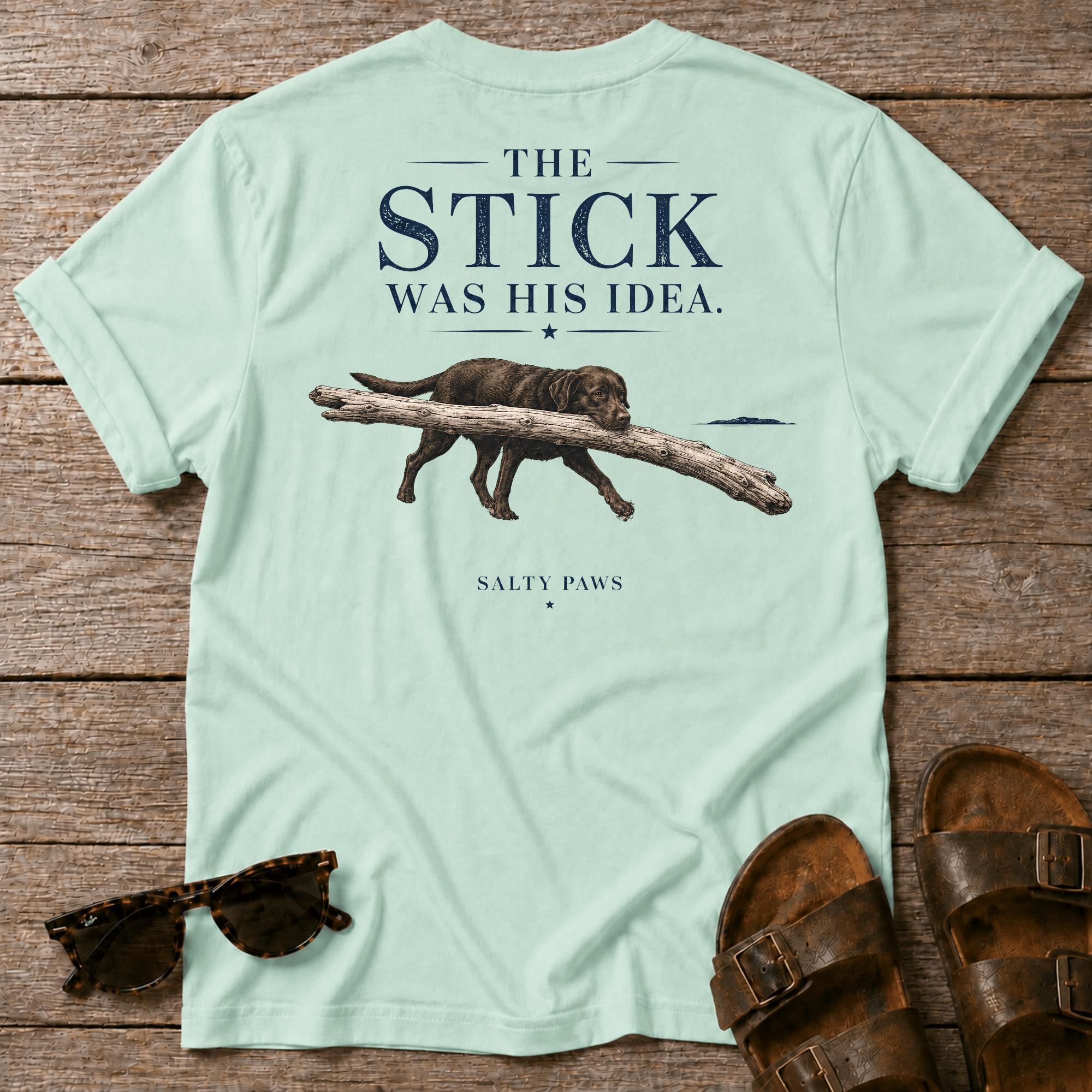 Stick was his Idea. BACK DESIGN