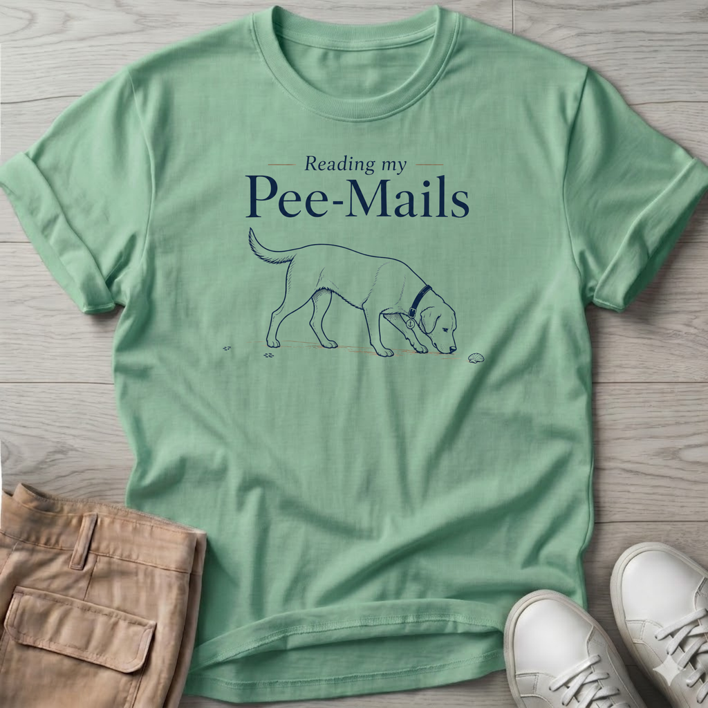 Pee Mails Dog T-Shirt