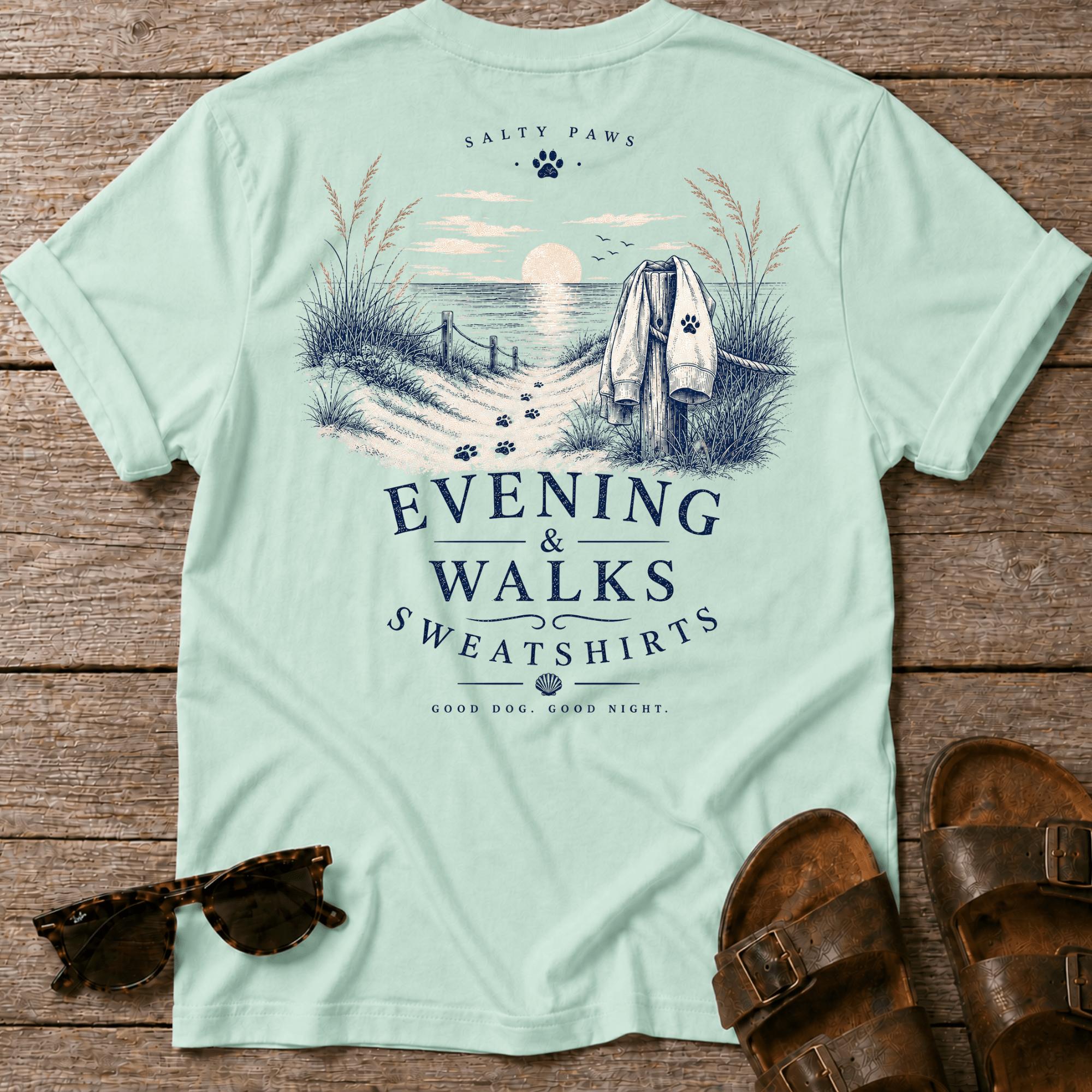 Evening Walks & Sweatshirts BACK DESIGN