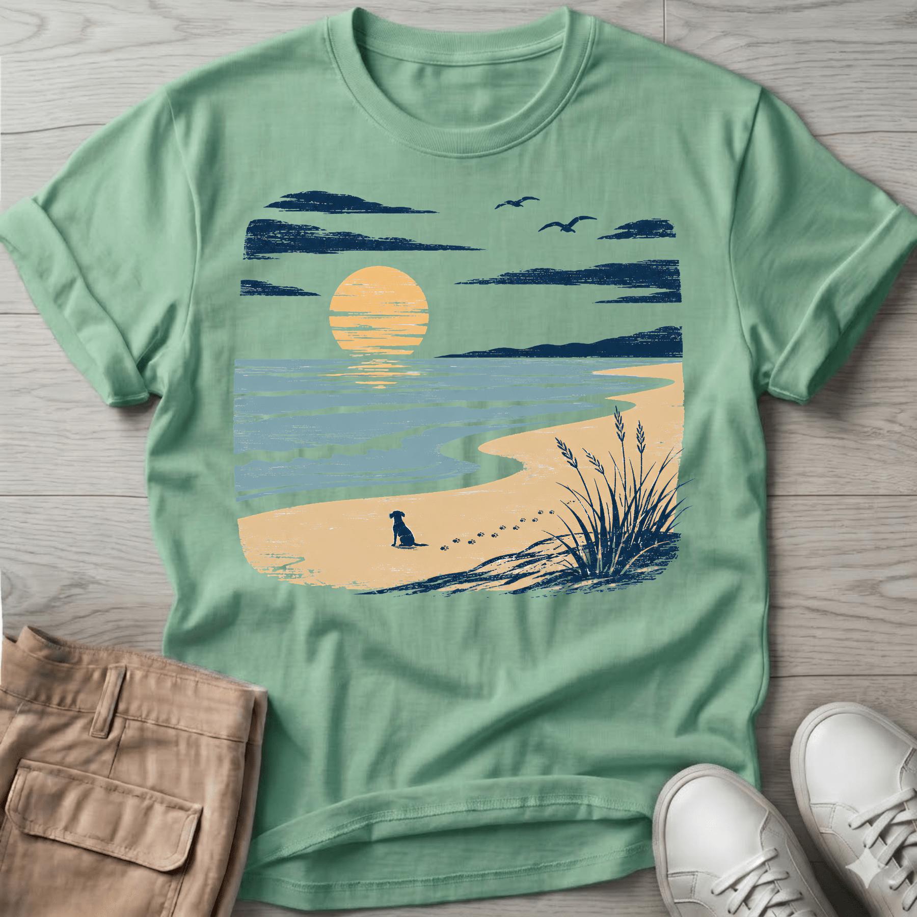 Coastal Sunset T-Shirt Vacation