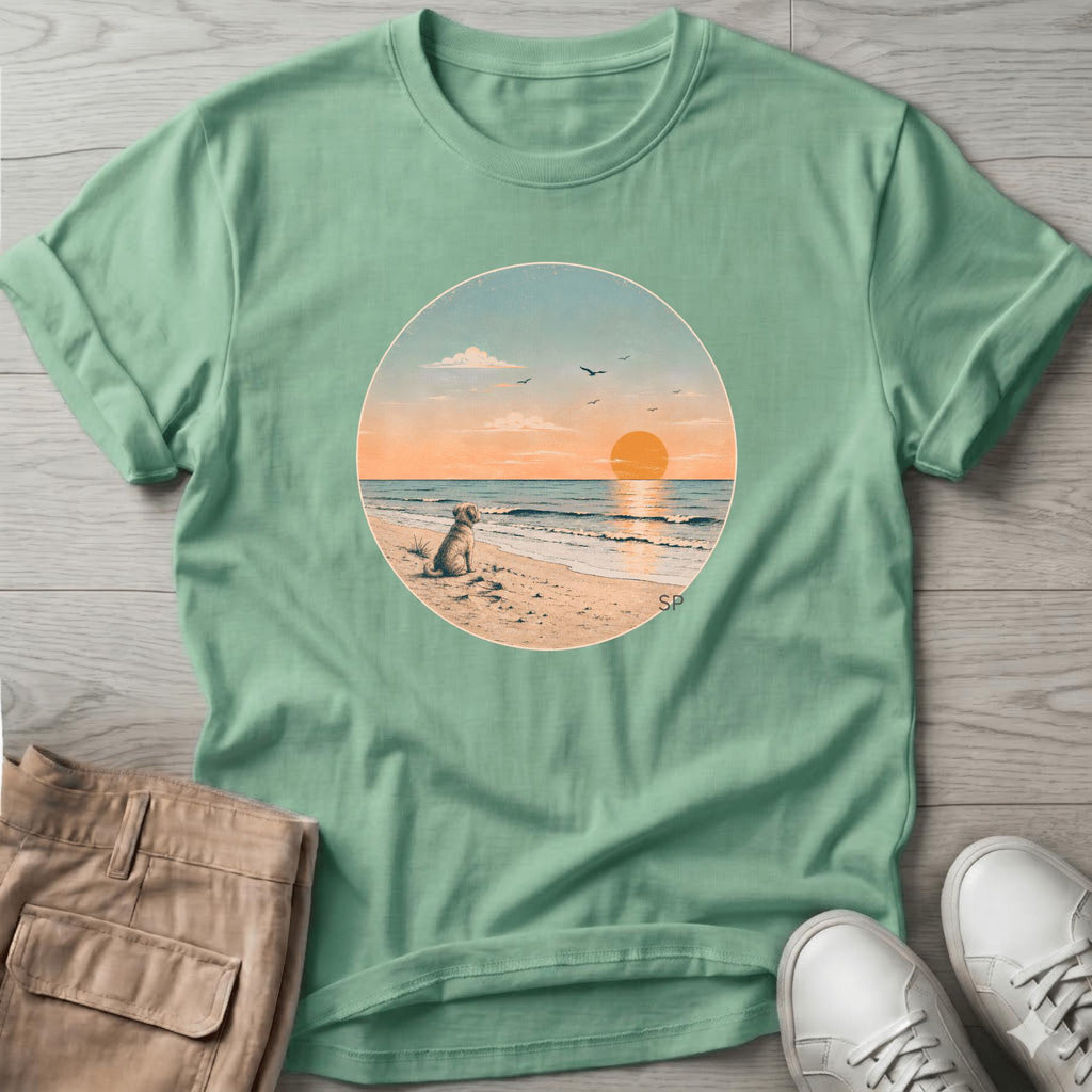 Sunset & Dog T-Shirt