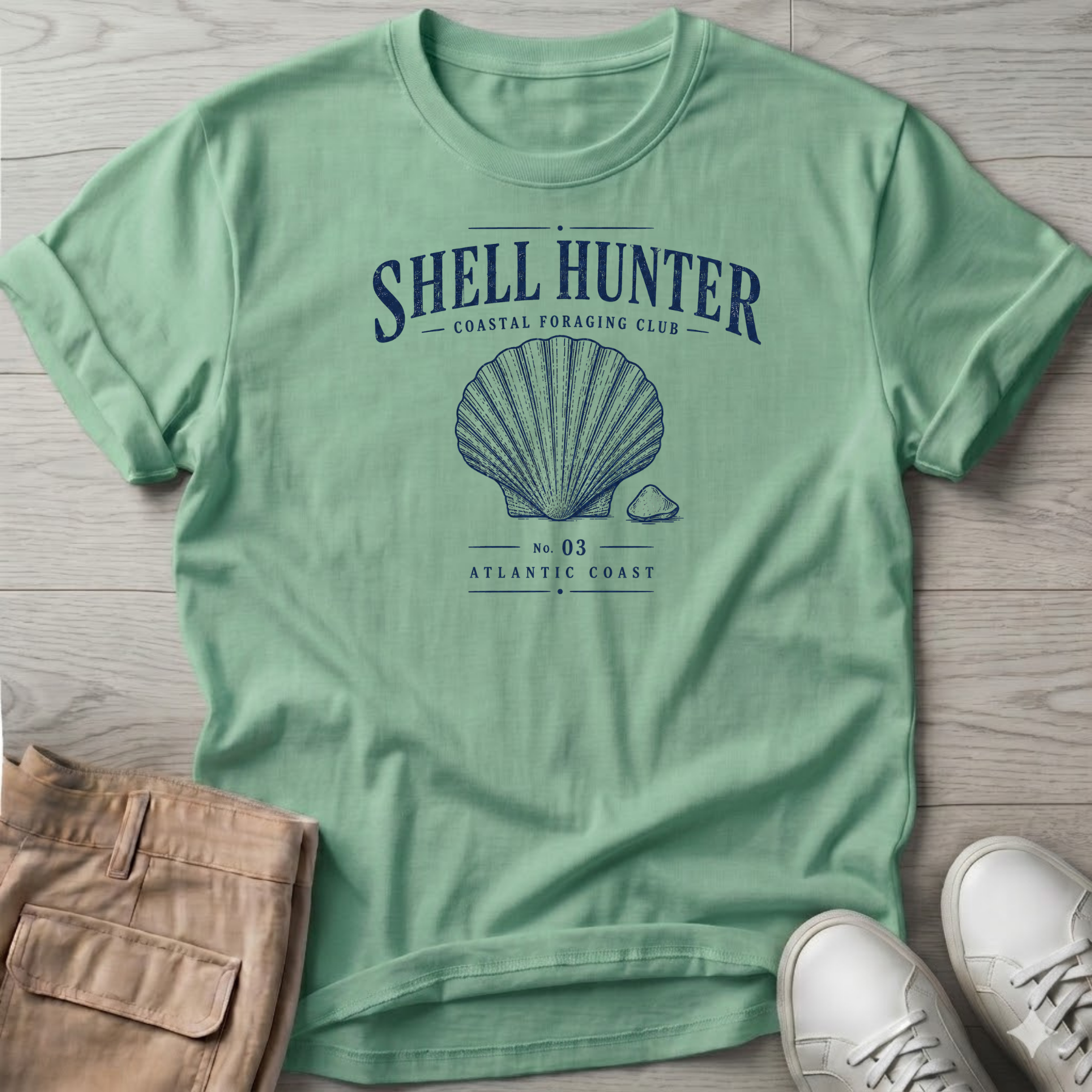 Shell Hunter Beach T-Shirt