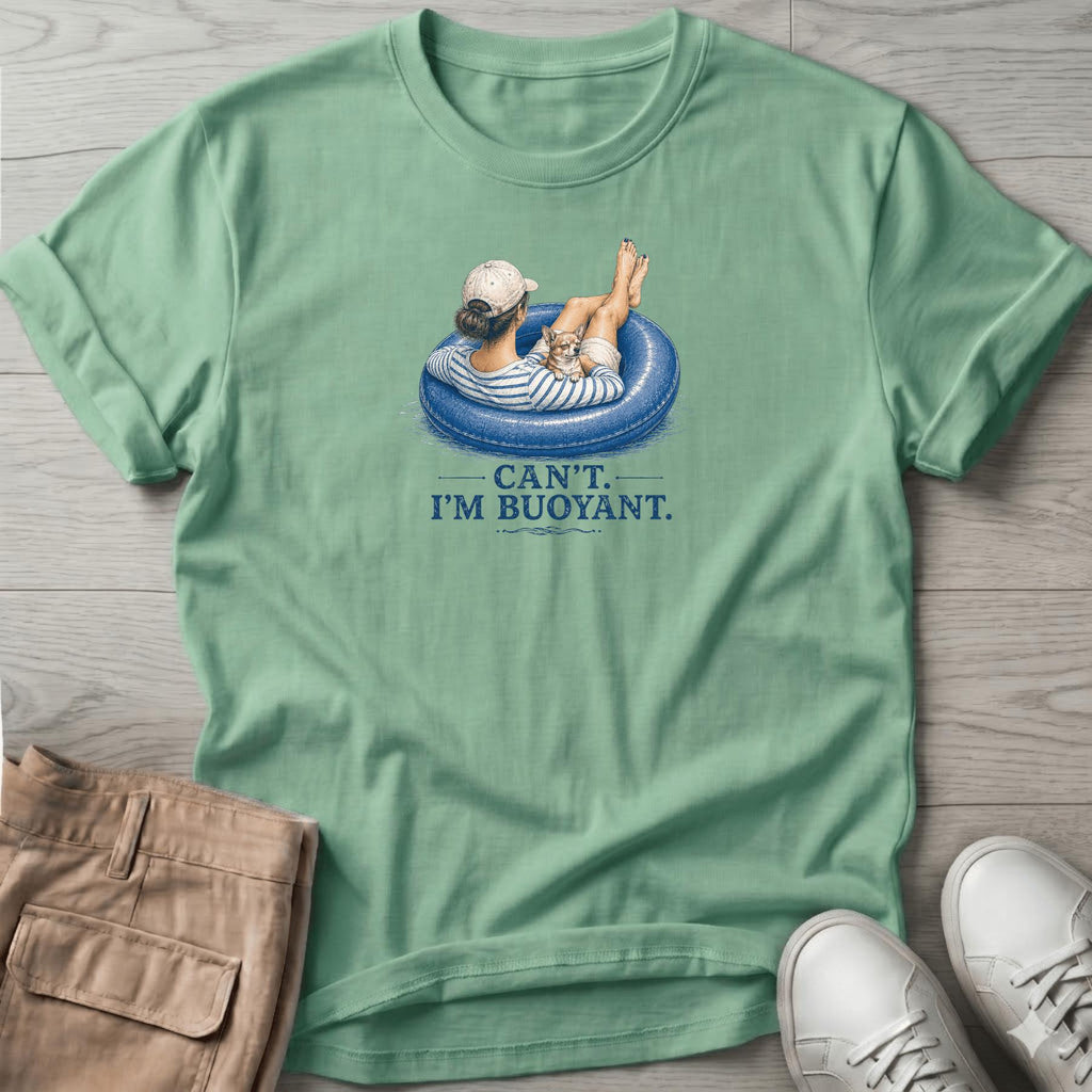 Can't. I'm Bouyant. 2 Chihuahua T-Shirt