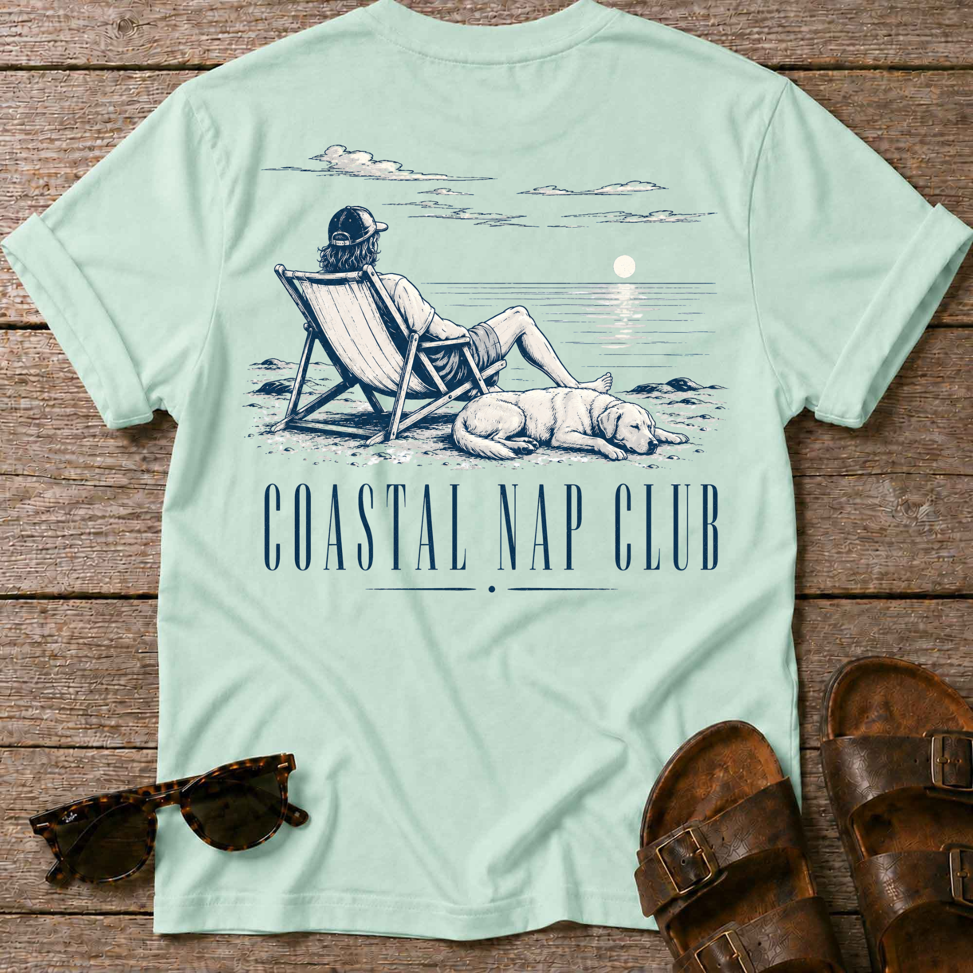 Coastal Nap Club Him T-Shirt