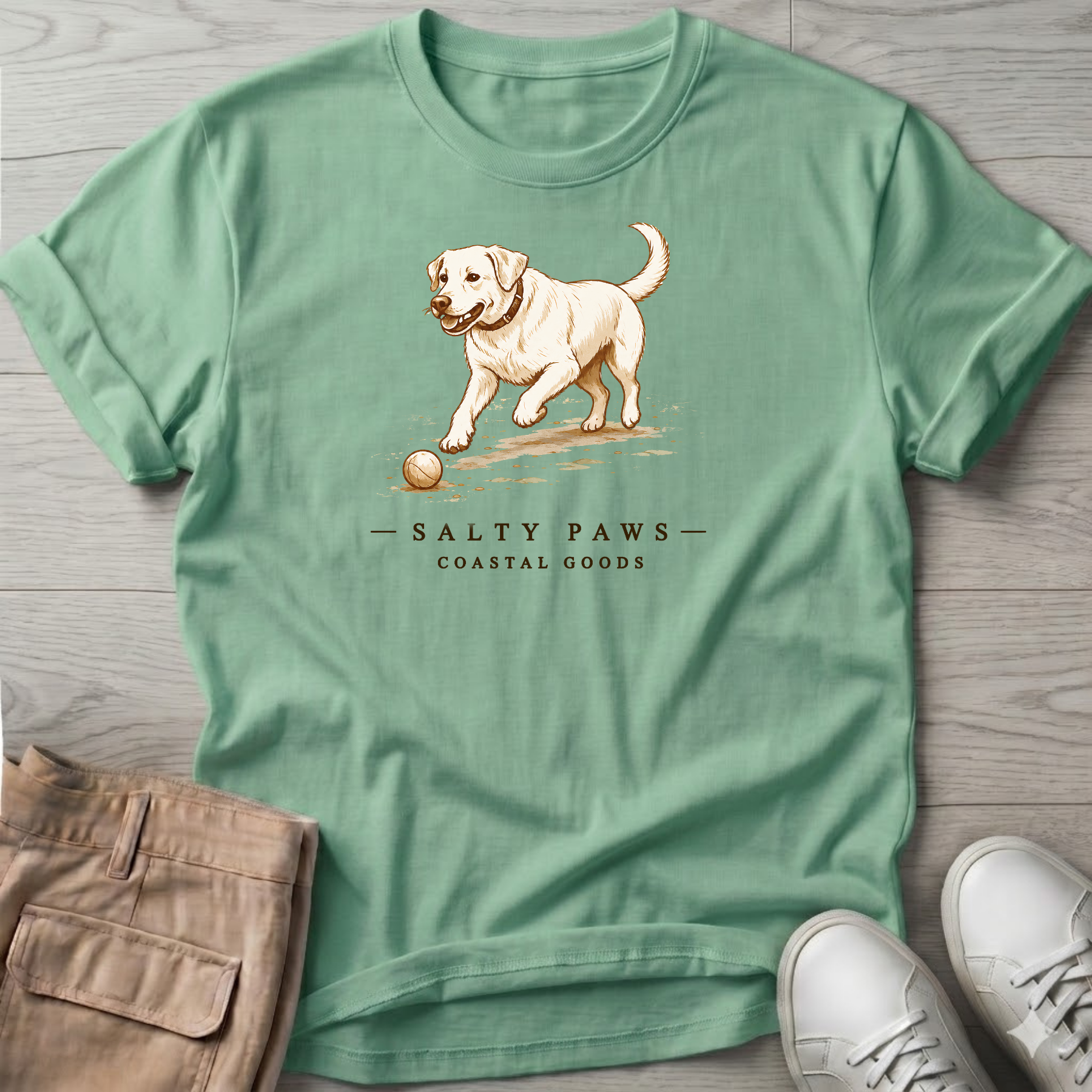Yellow Lab Dog T-Shirt — Art Tee