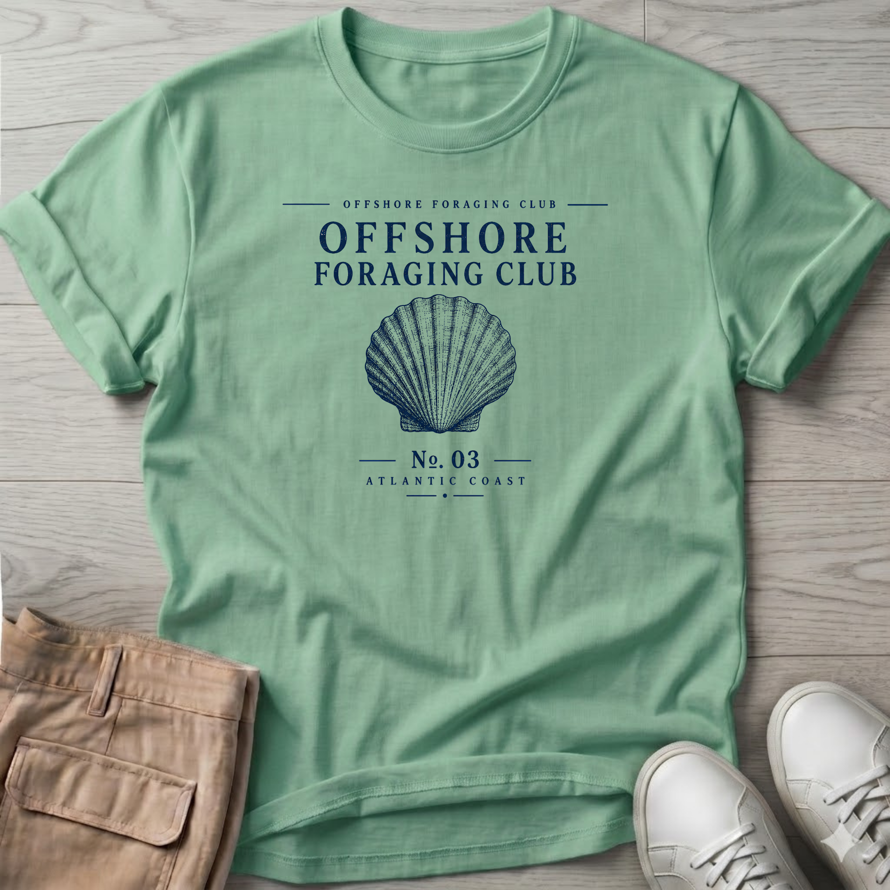 Offshore Foraging Oyster T-Shirt