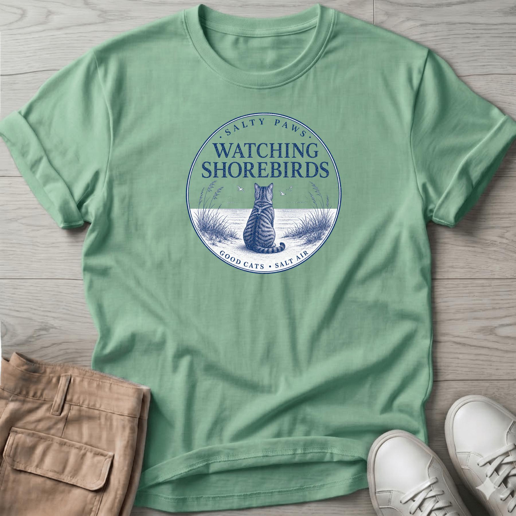 Birdwatcher Cat T-Shirt