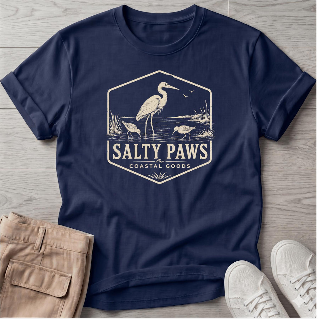 SP Egret Shorebird Shorebirds T-Shirt