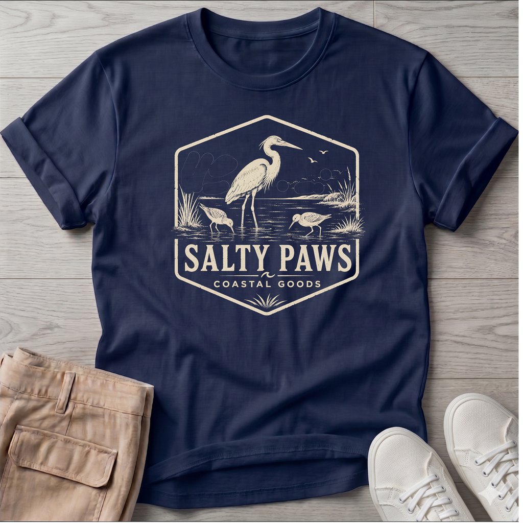 SP Egret Shorebird Shorebirds T-Shirt