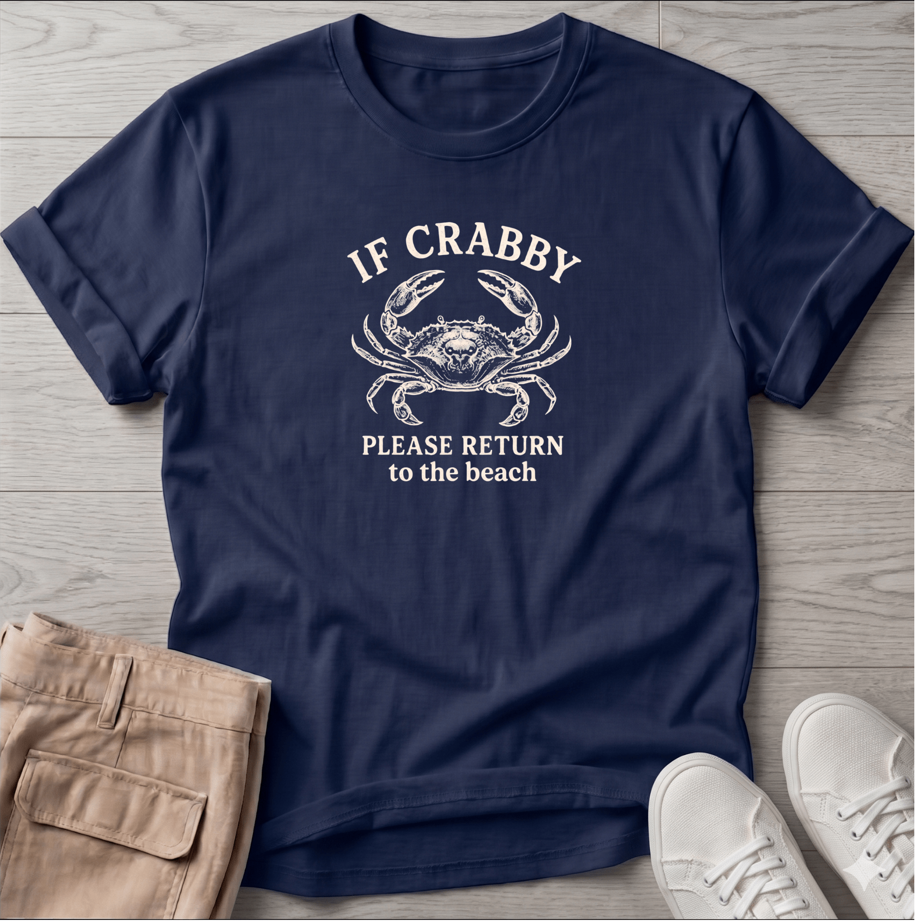 If Crabby Return Beach T-Shirt