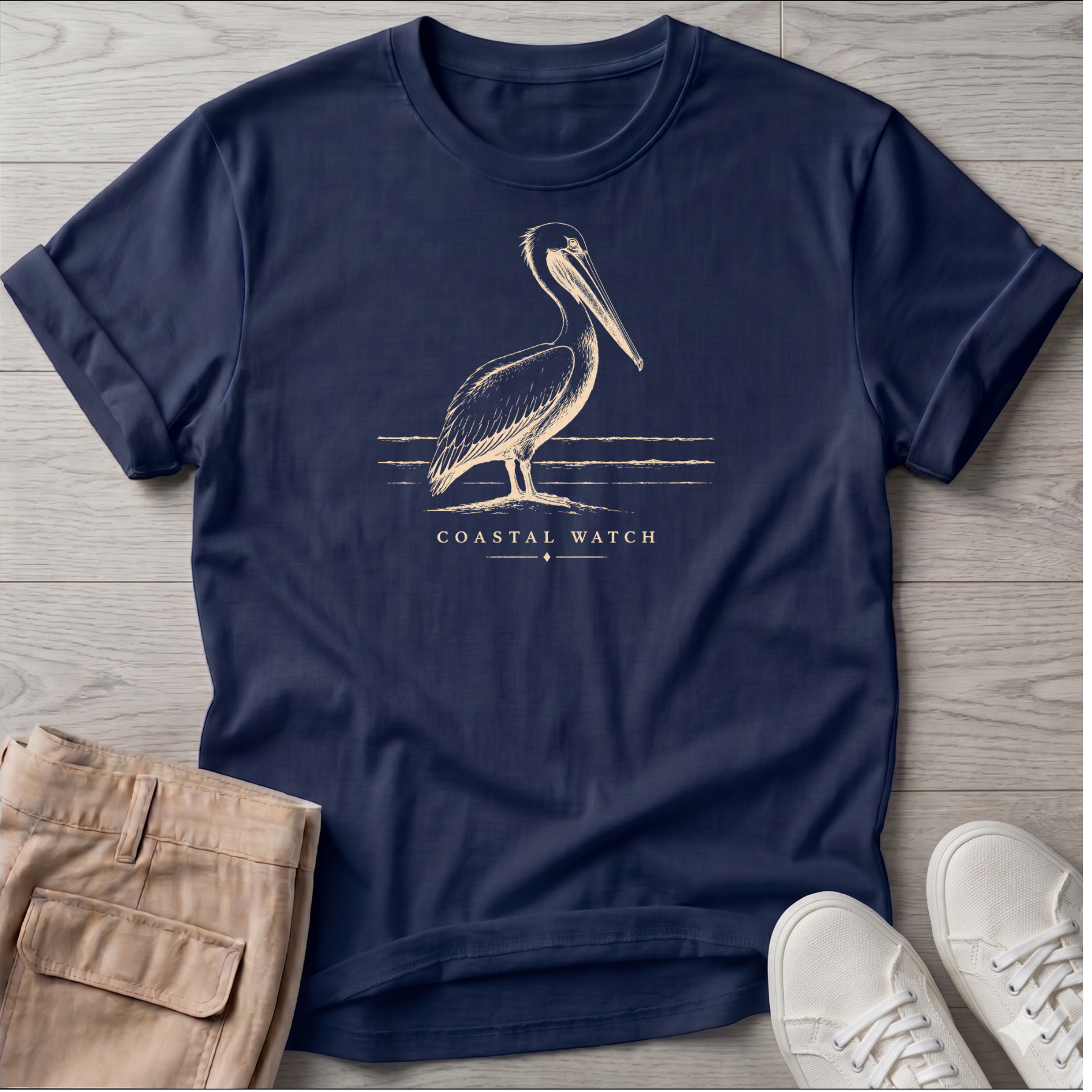 Pelican Standing Tee