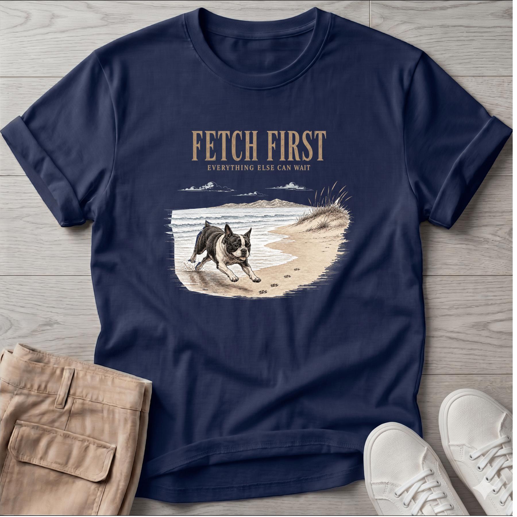 Frenchie Fetch First 2 T-Shirt
