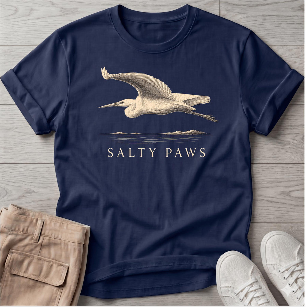 Great Egret Flight T-shirt