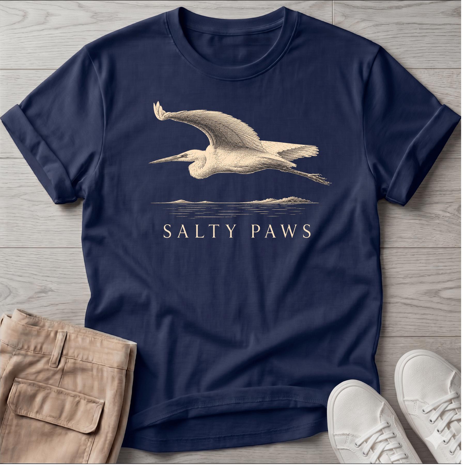Great Egret Flight T-shirt