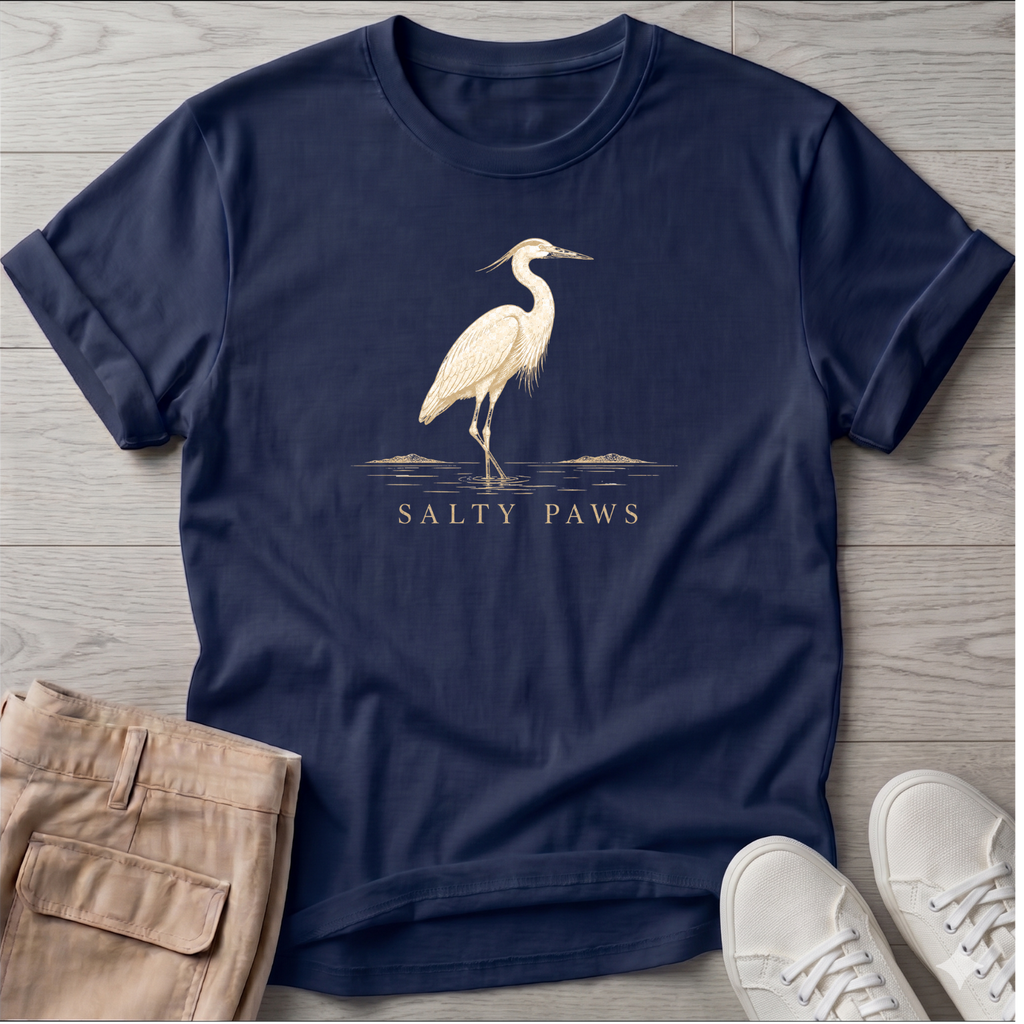 Great Heron Wading T-Shirt