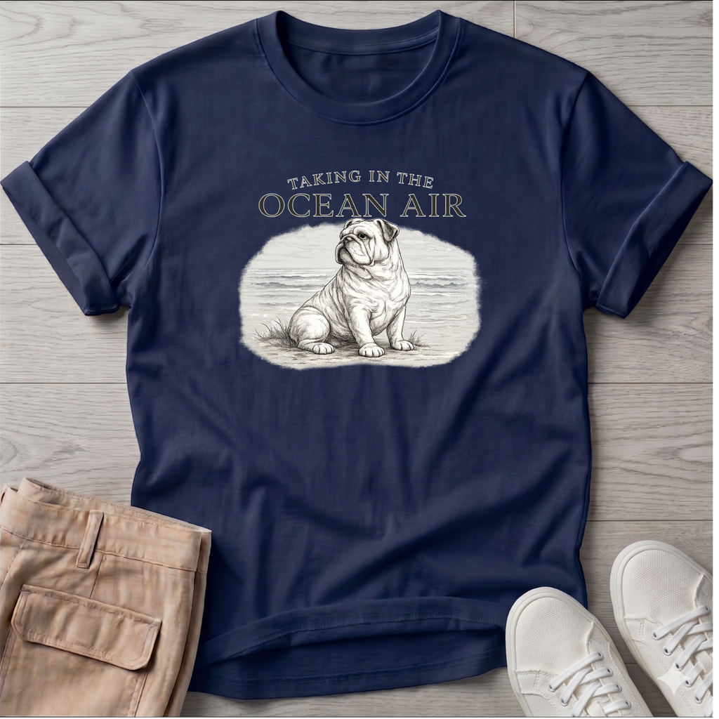 Ocean Air English Bulldog T-Shirt