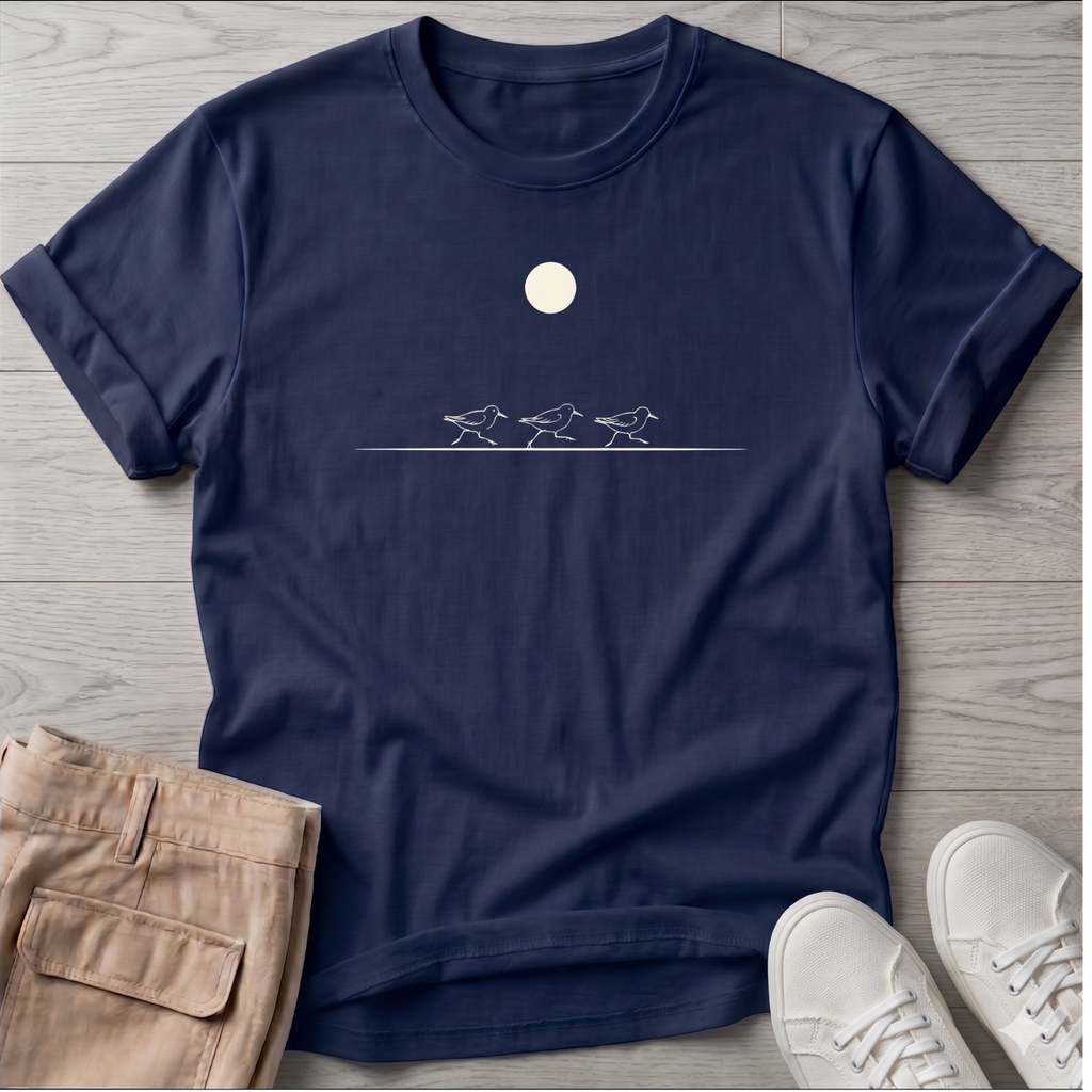 3 Sandpipers Line Art Tee