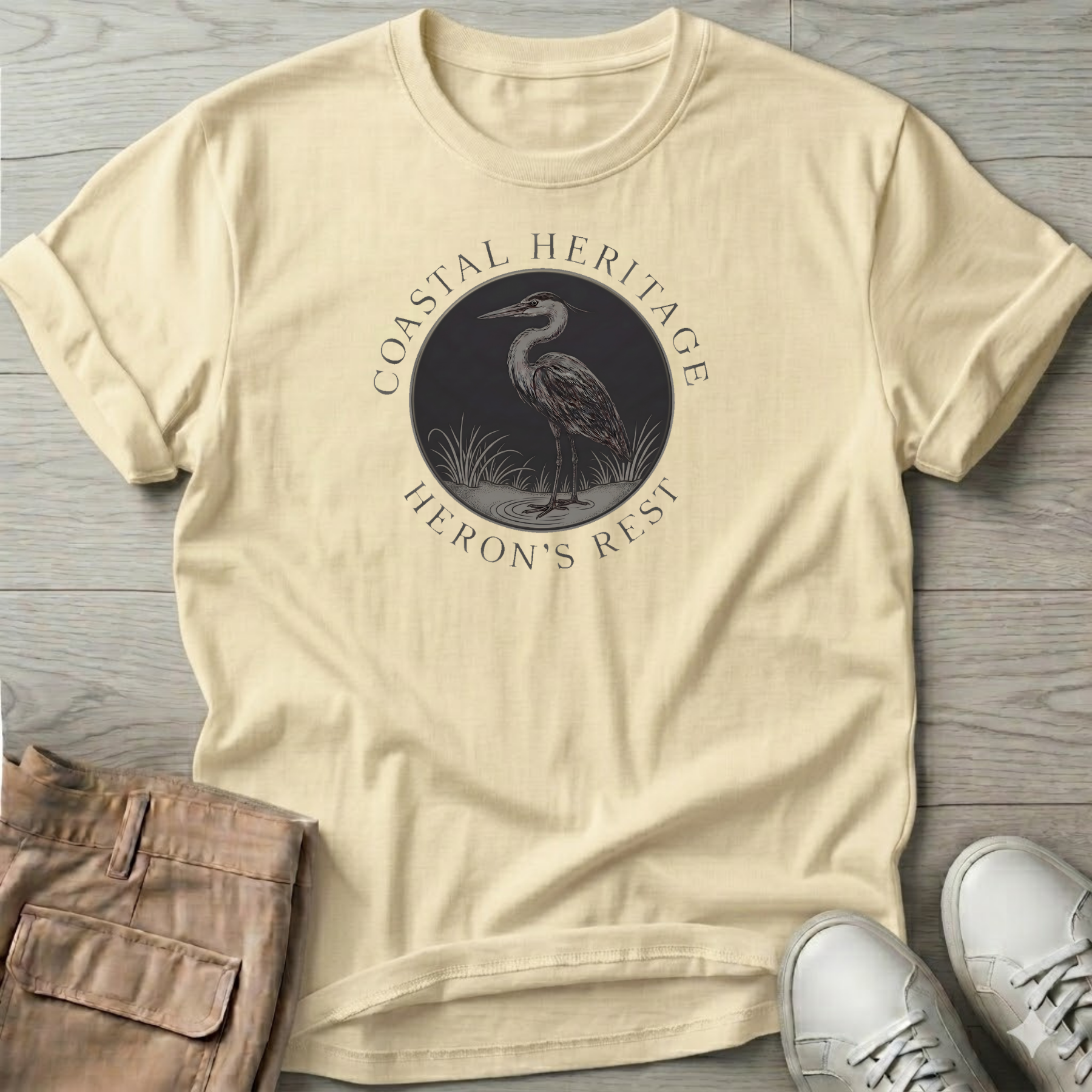 Coastal Heritage Heron T-Shirt