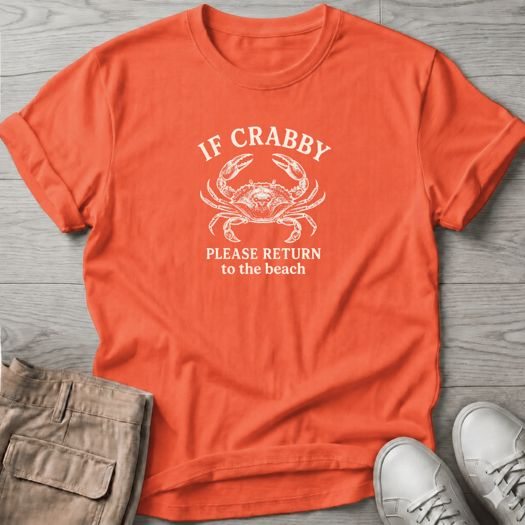 If Crabby Return Beach T-Shirt