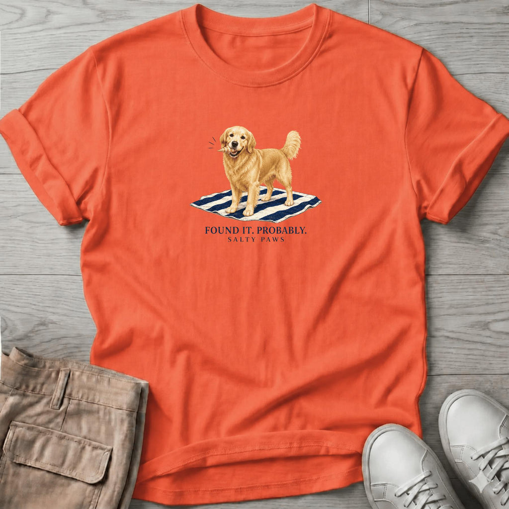 Golden Retriever Shell Dog T-Shirt