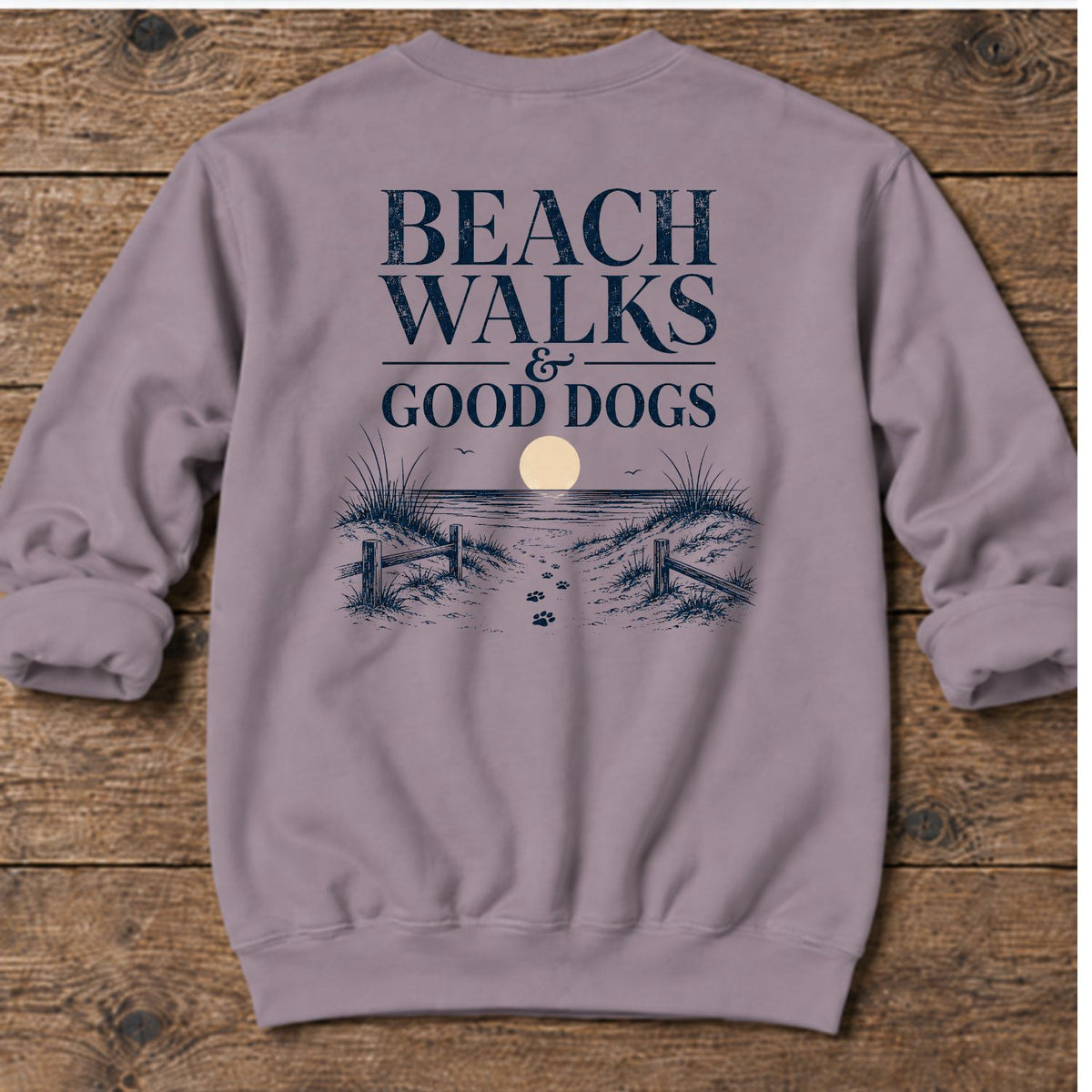 Beach Walks Good Dog - Midweight Sweatshirt