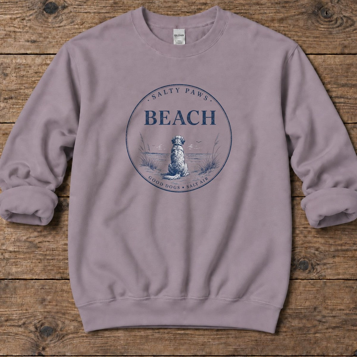 Beach Good Dog Midweight Sweatshirt in Paragon