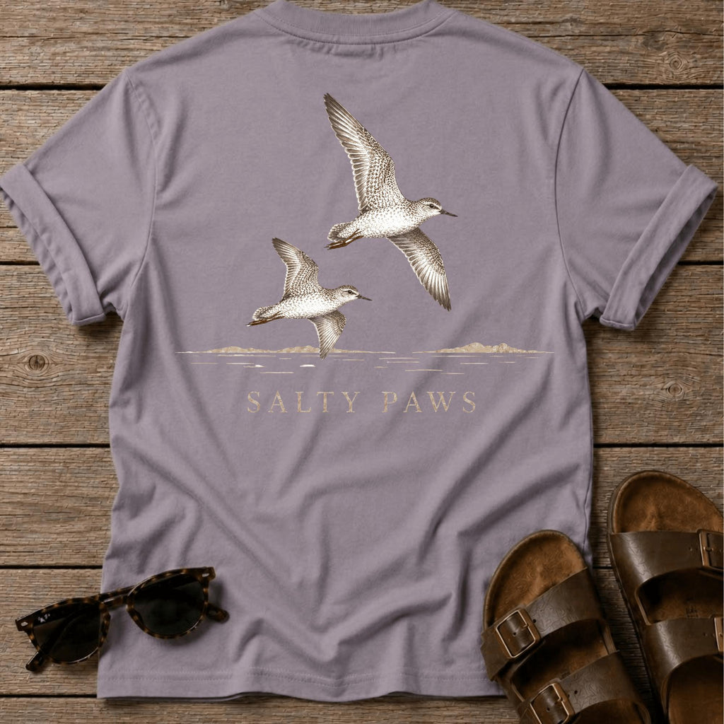 2 Sandpipers in Flight BACK DESIGN