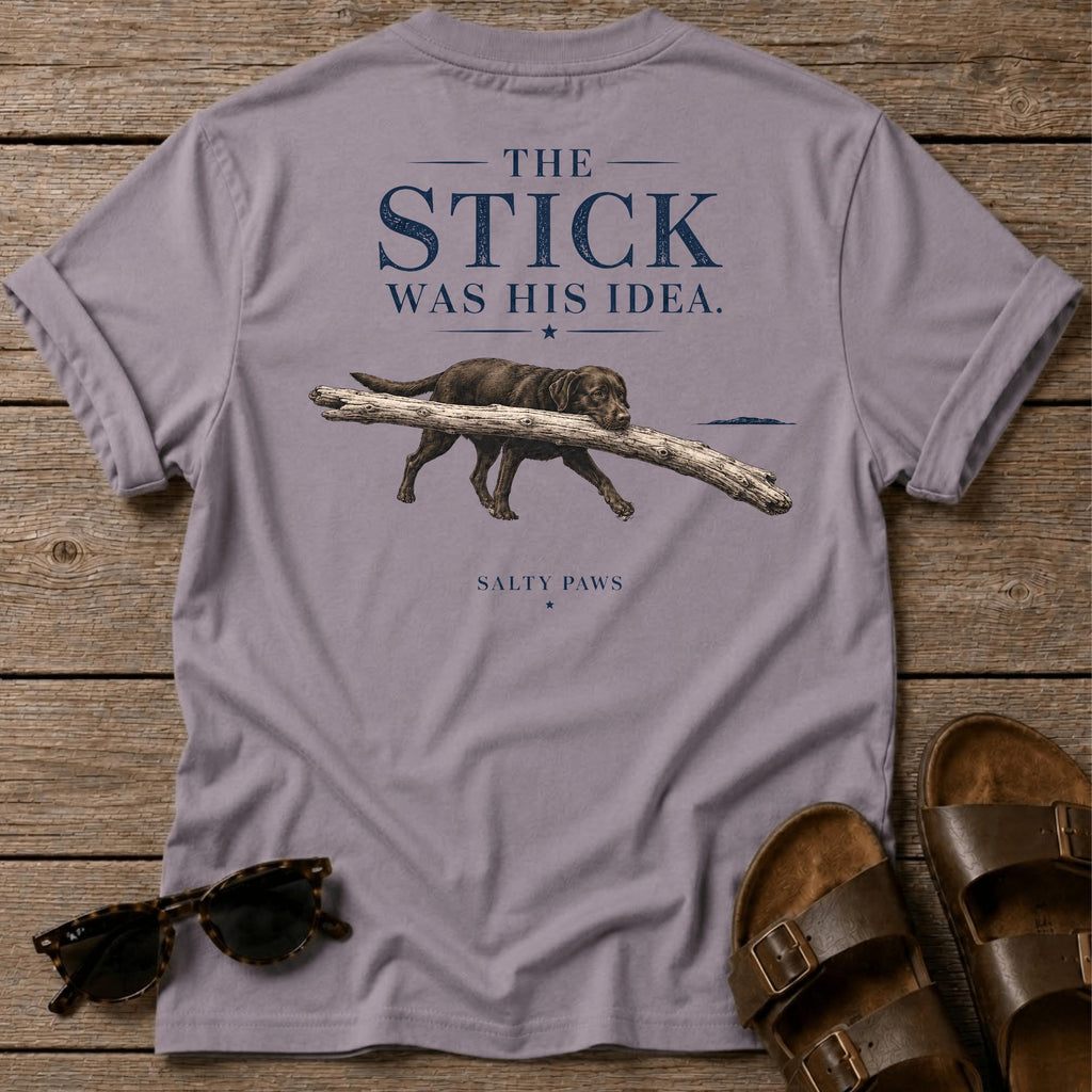 Stick was his Idea. BACK DESIGN