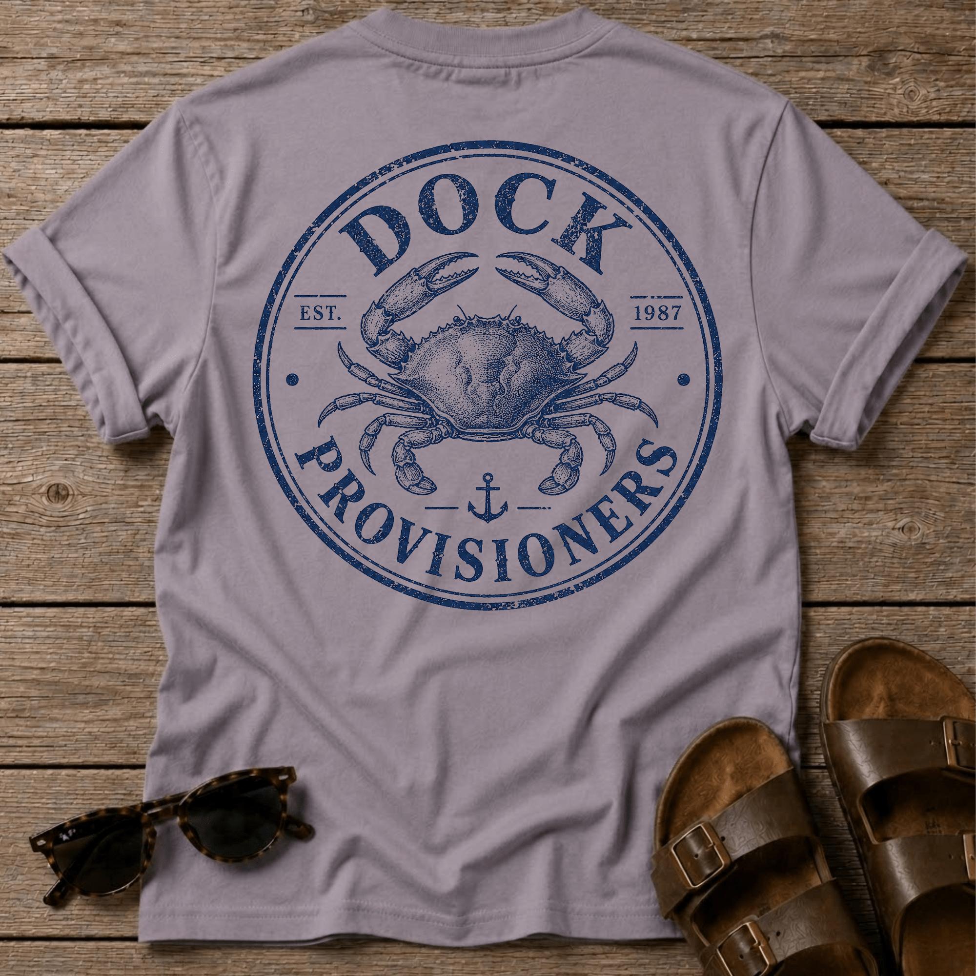 Dock Provision Crab BACK DESIGN T-Shirt