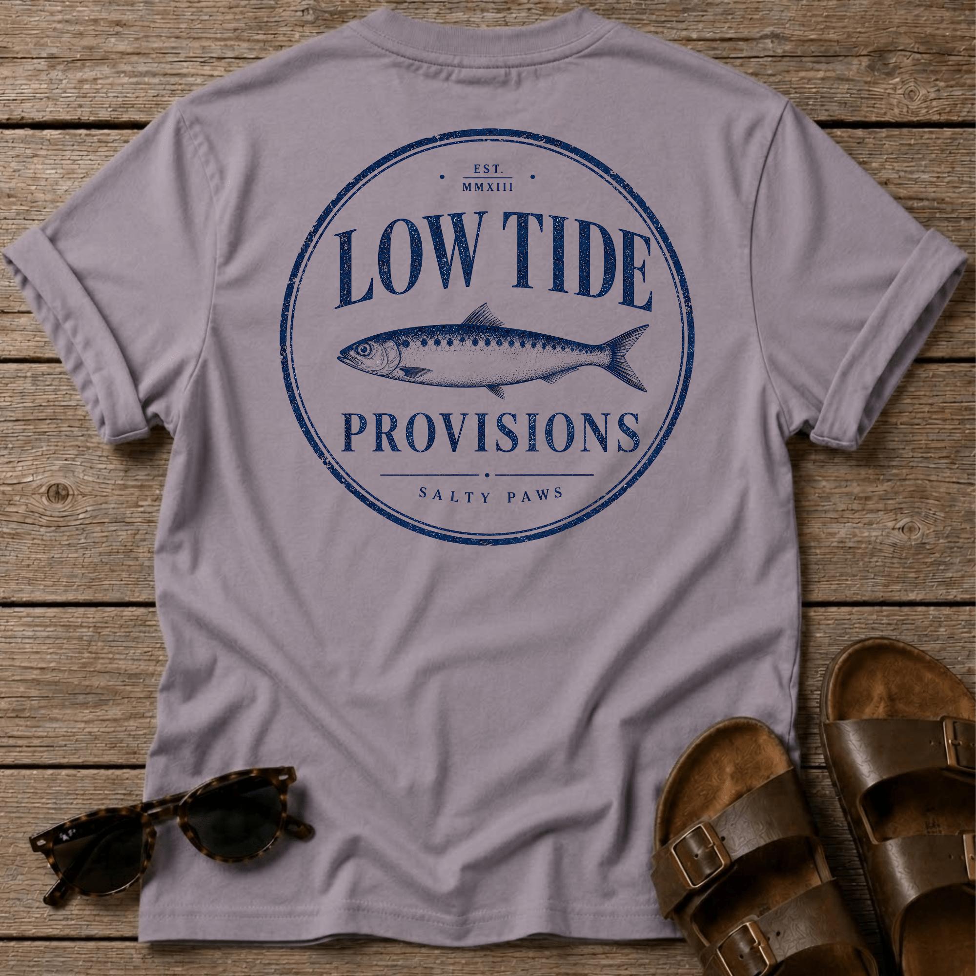 Low Tide Provisions Fish BACK DESIGN T-Shirt