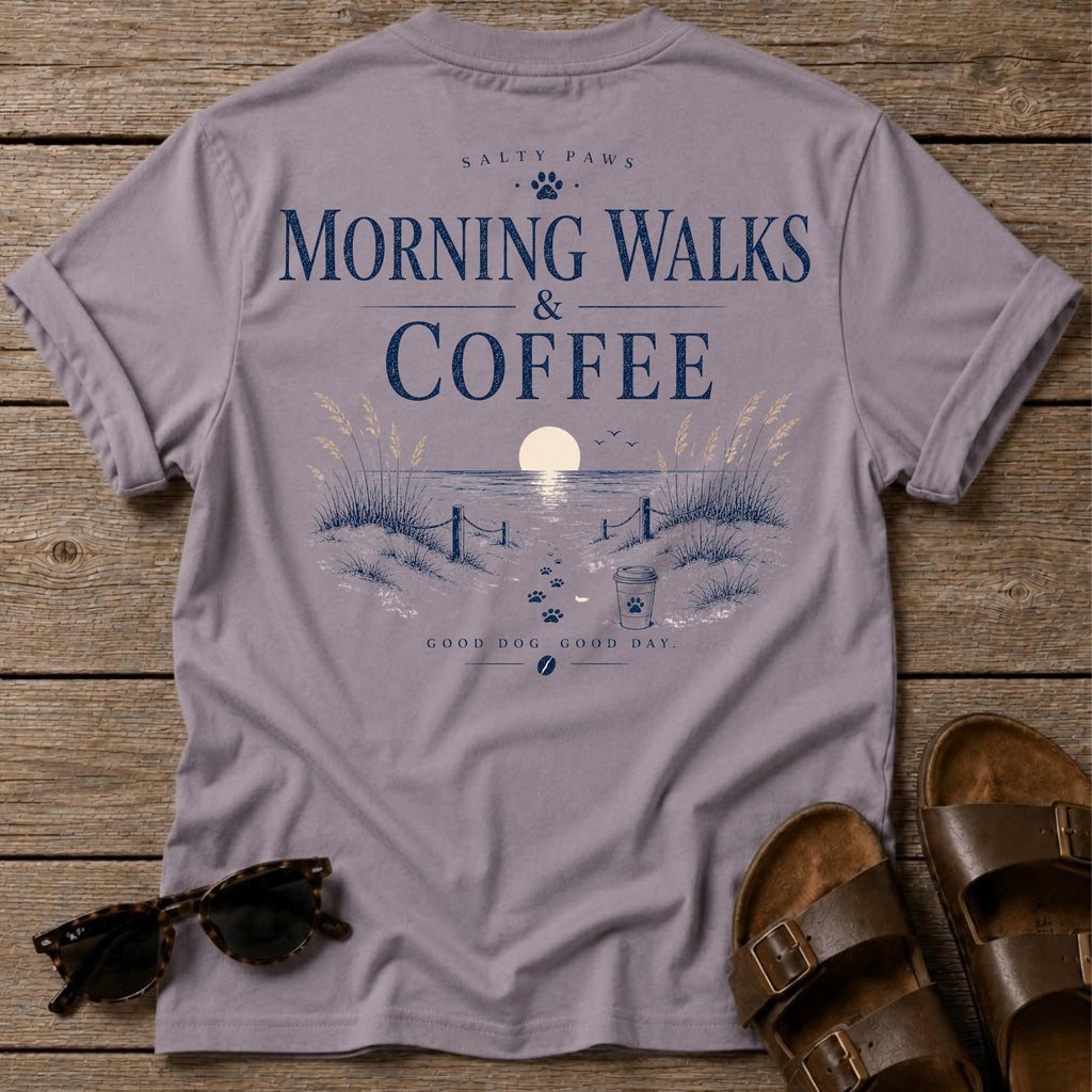 Morning Walks & Coffee. BACK DESIGN