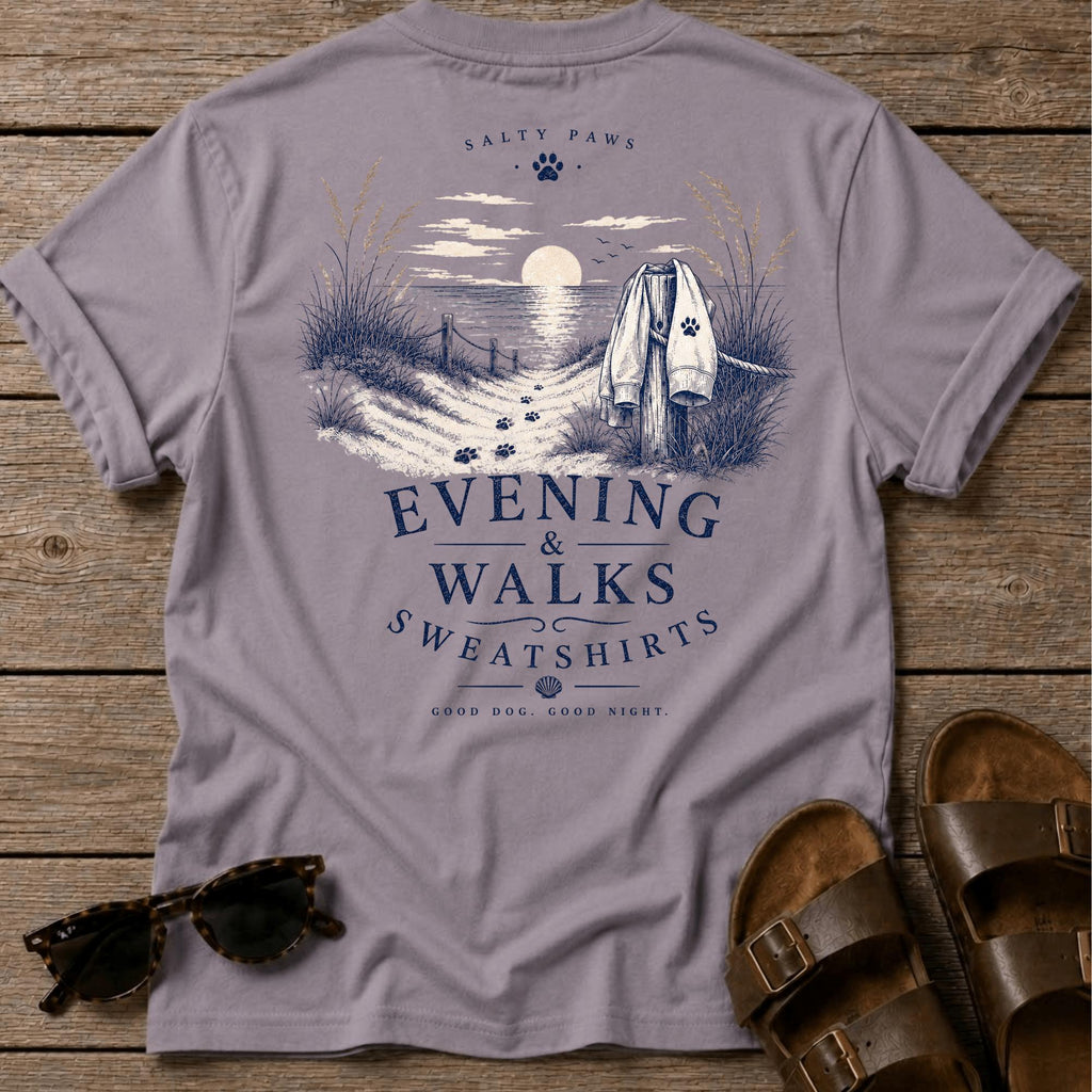 Evening Walks & Sweatshirts BACK DESIGN
