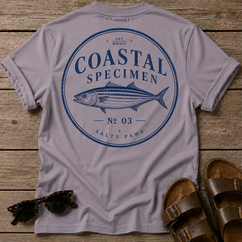 Coastal Specimen fish BACK DESIGN T-Shirt