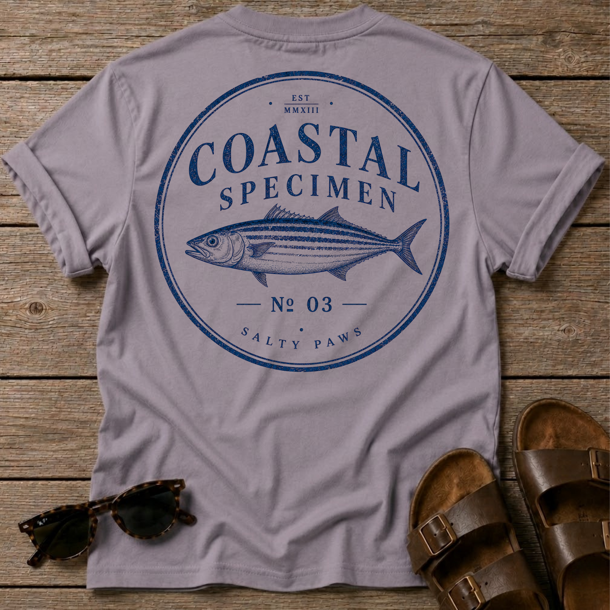 Coastal Specimen fish BACK DESIGN T-Shirt