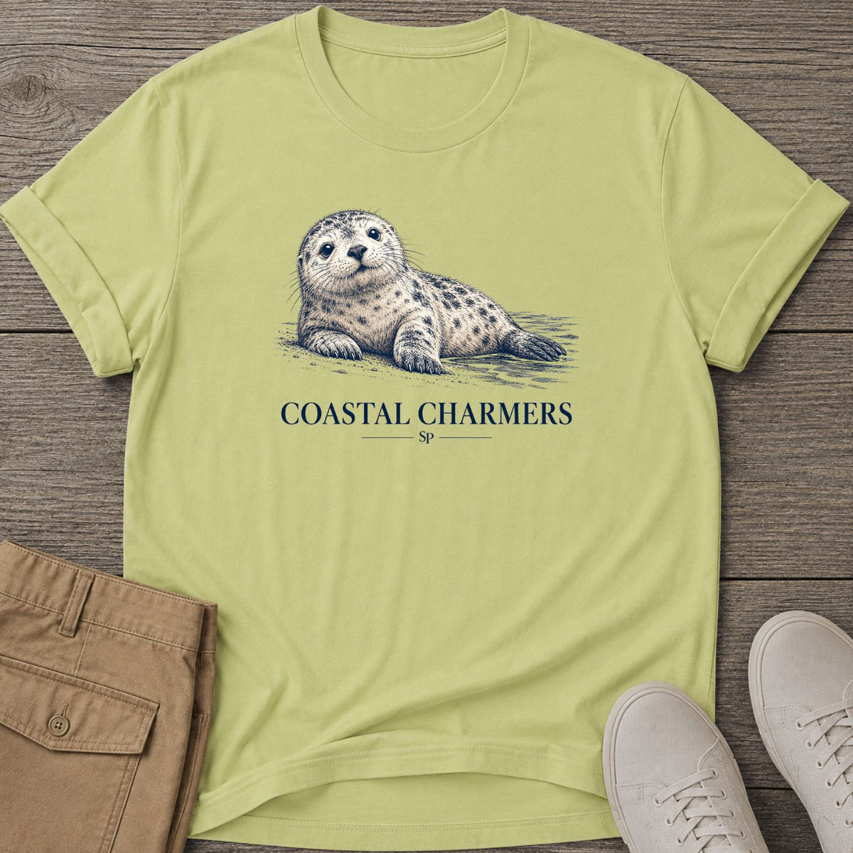 Coastal Charmer Harbor Seal Pup T-Shirt