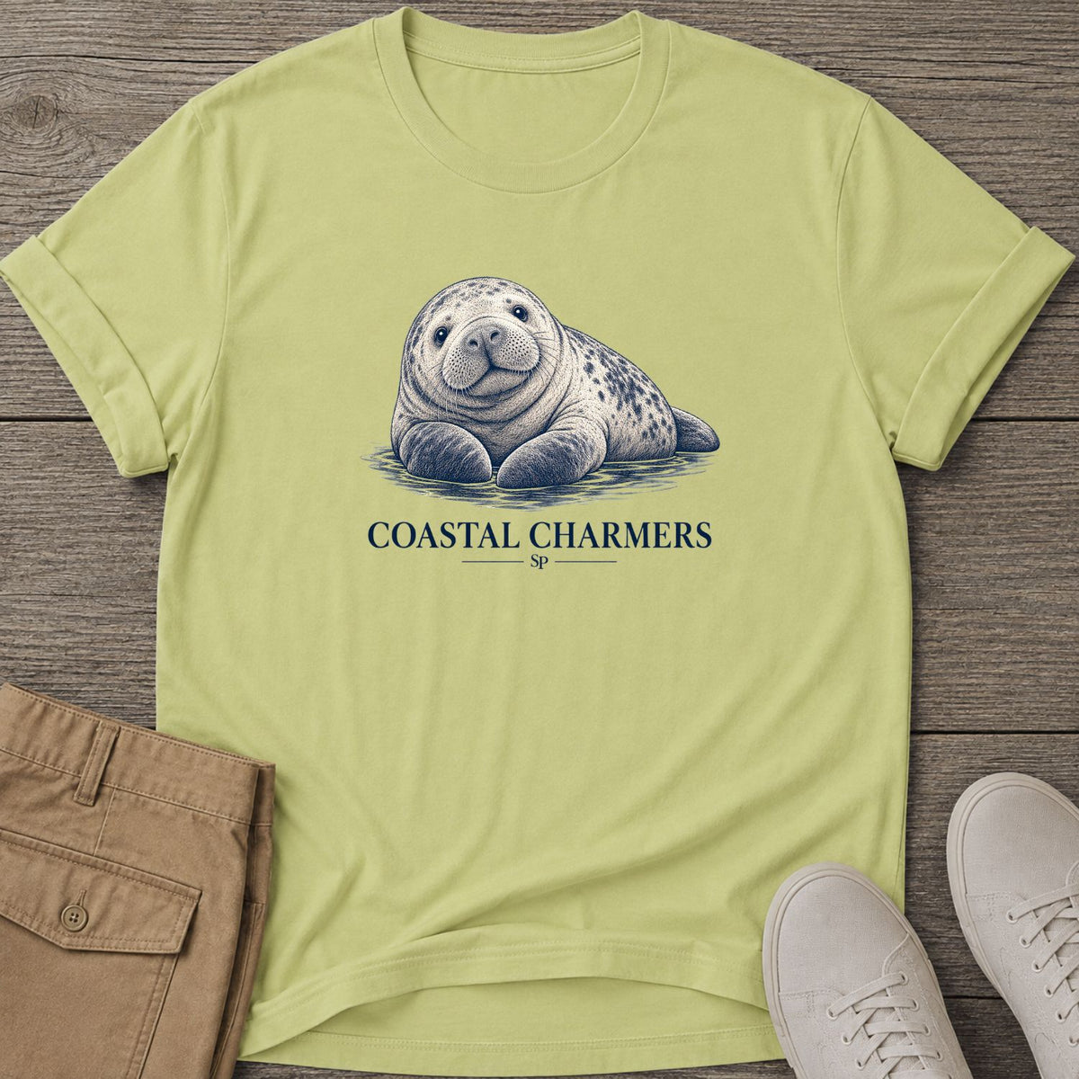Coastal Charmer Harbor Seal T-Shirt