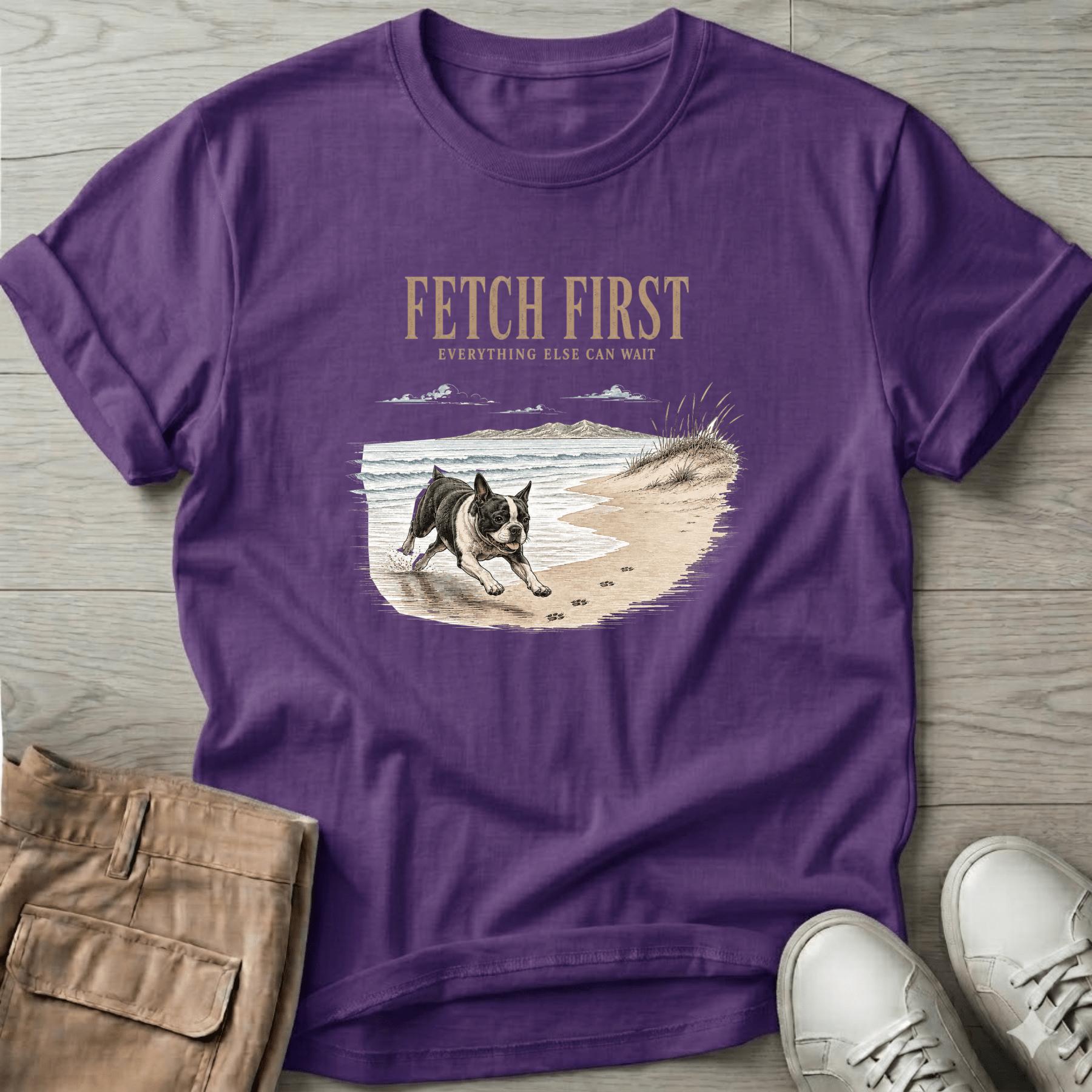 Frenchie Fetch First 2 T-Shirt