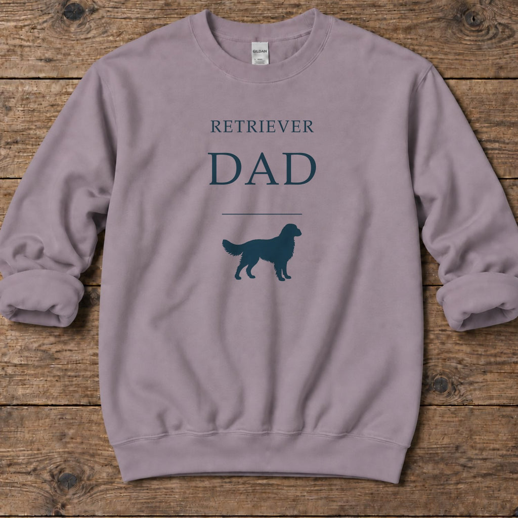 Retriever Dad Midweight Sweatshirt in Paragon, Salty Paws coastal sweatshirt