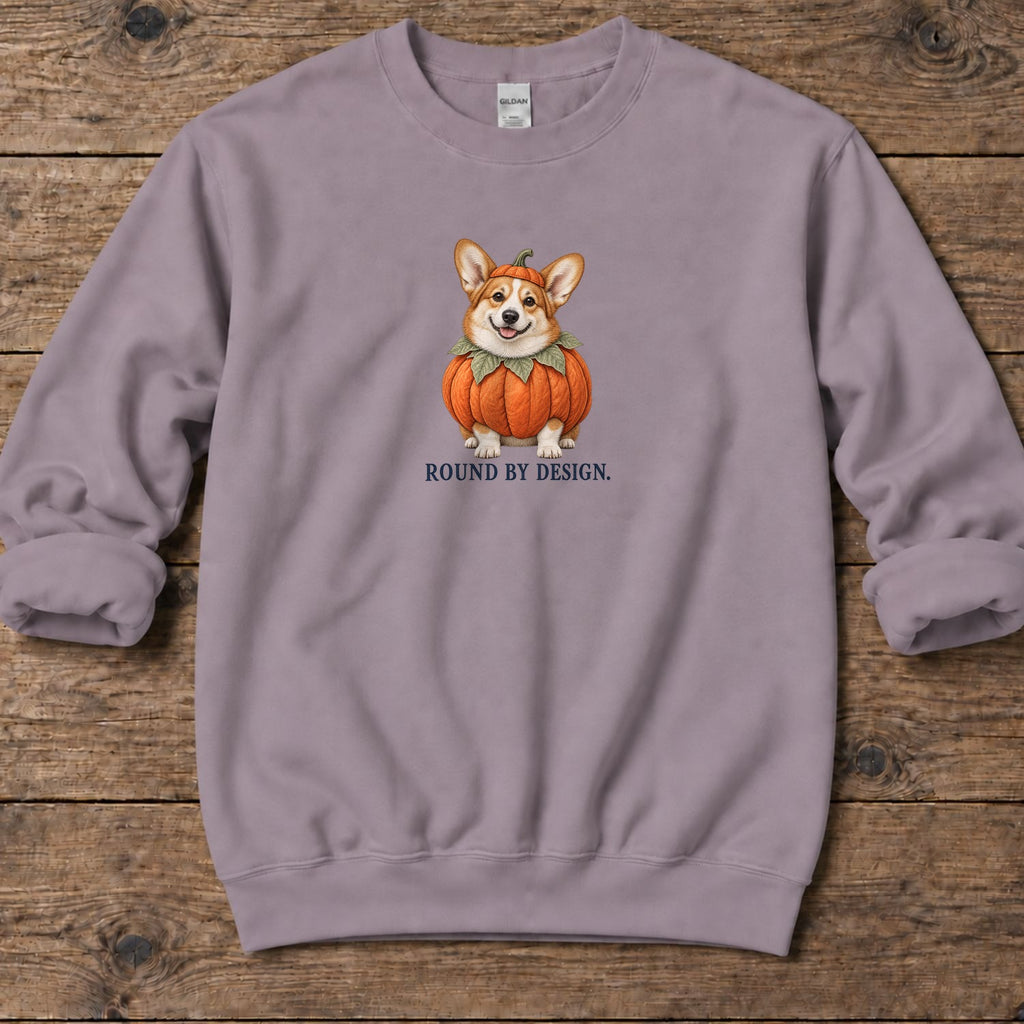 Round by Design Pumpkin Corgi Midweight Sweatshirt in Paragon, Salty Paws coastal sweatshirt