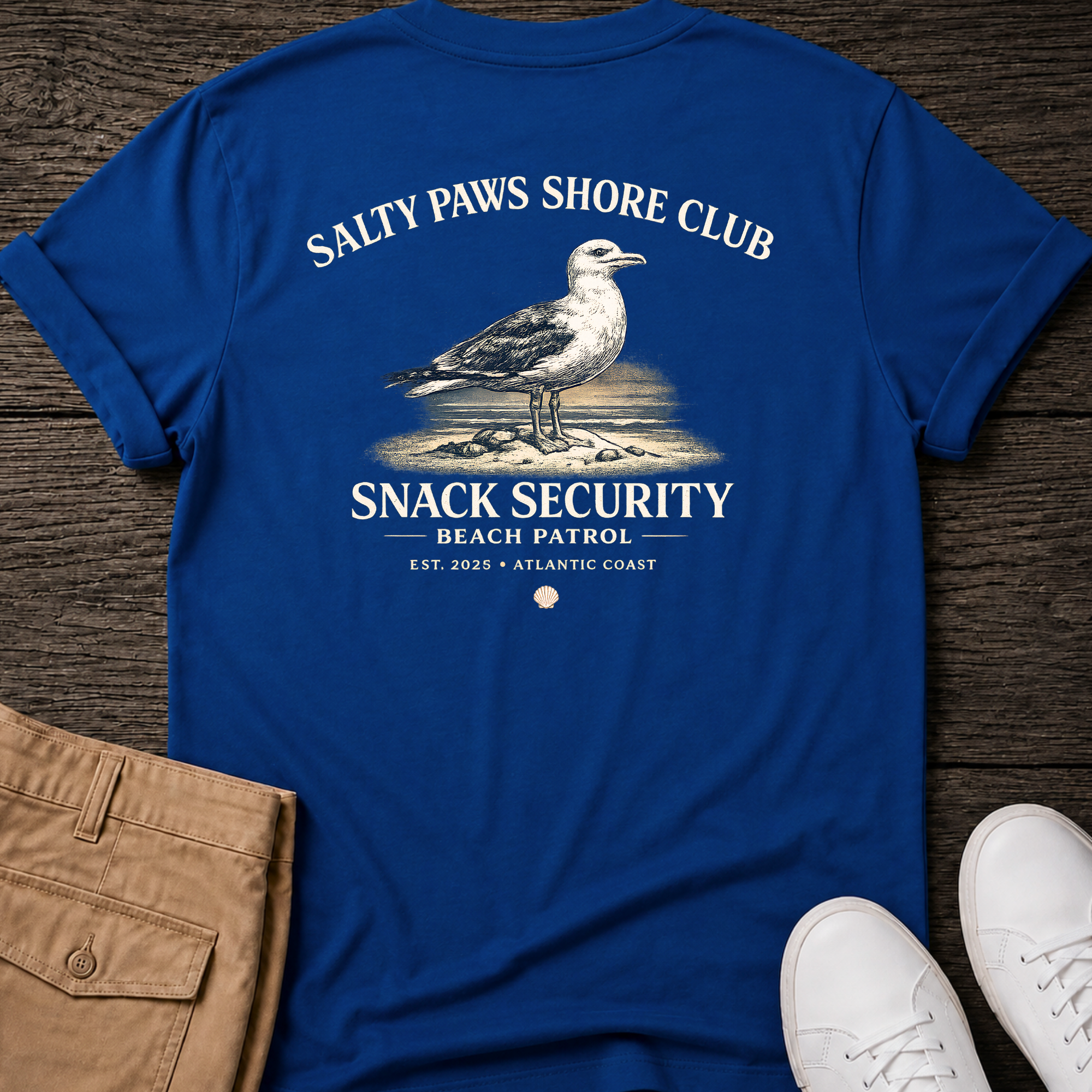 SP Snack Gull Back Design T-Shirt