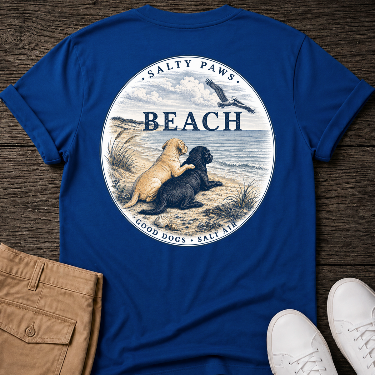 BEACH Pelican Labradors T-Shirt